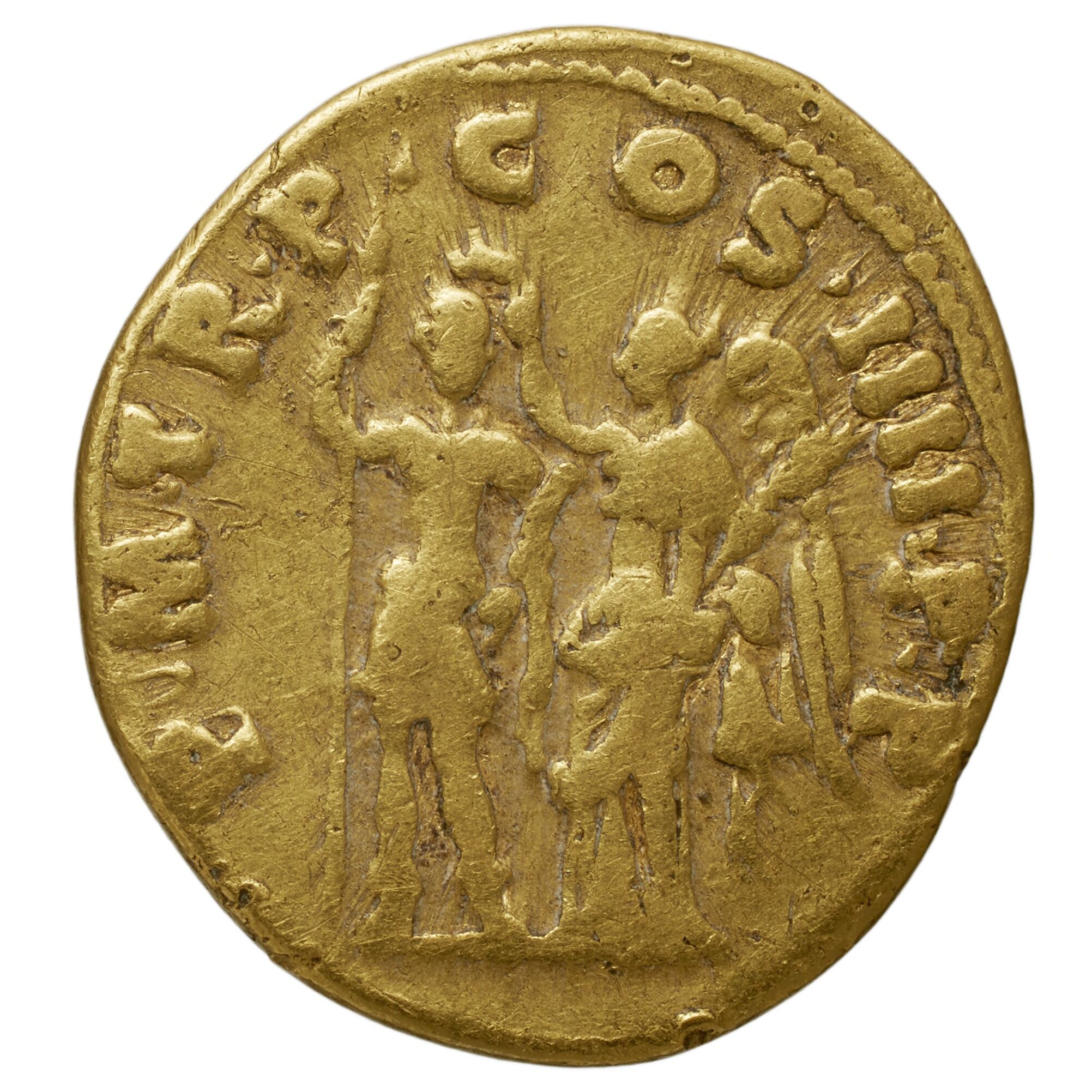 RIC II Nerva 69 Nerva obverse, Head of Nerva, laureate, right