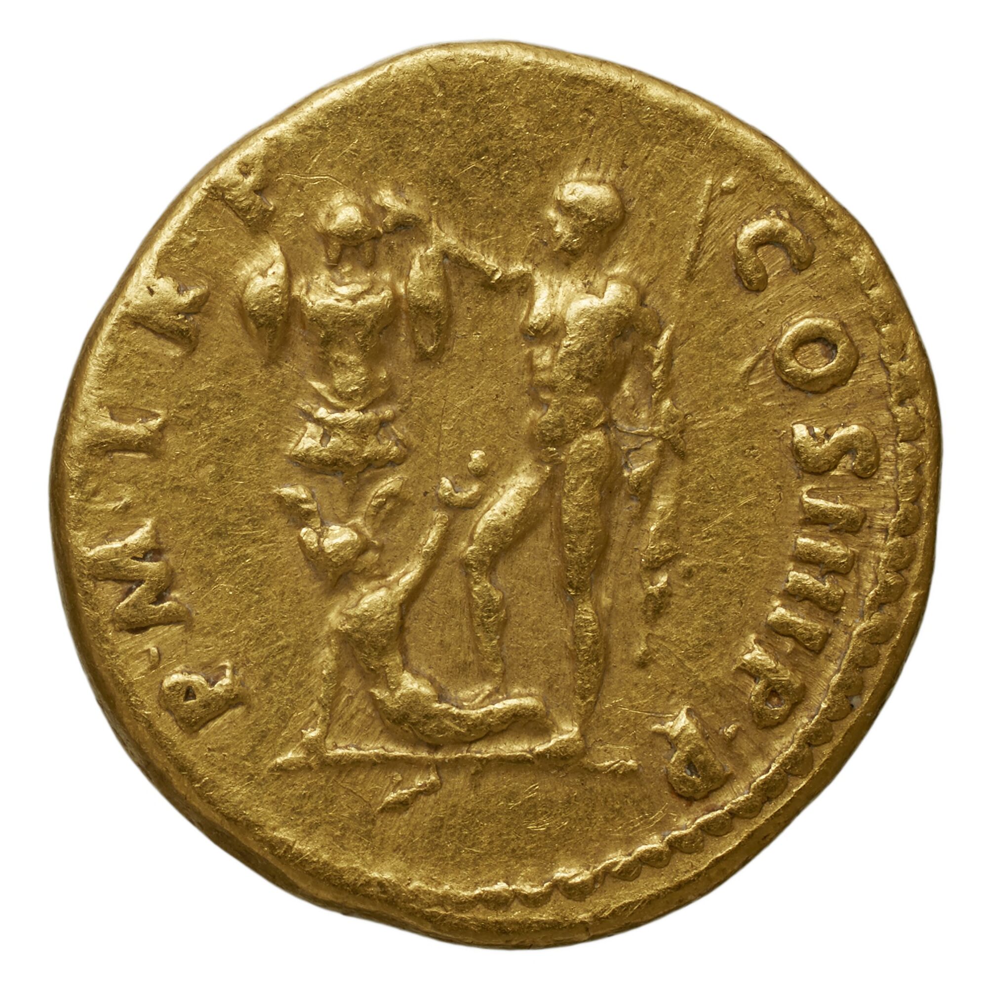 RIC II Nerva 70 Nerva obverse, Head of Nerva, laureate, right