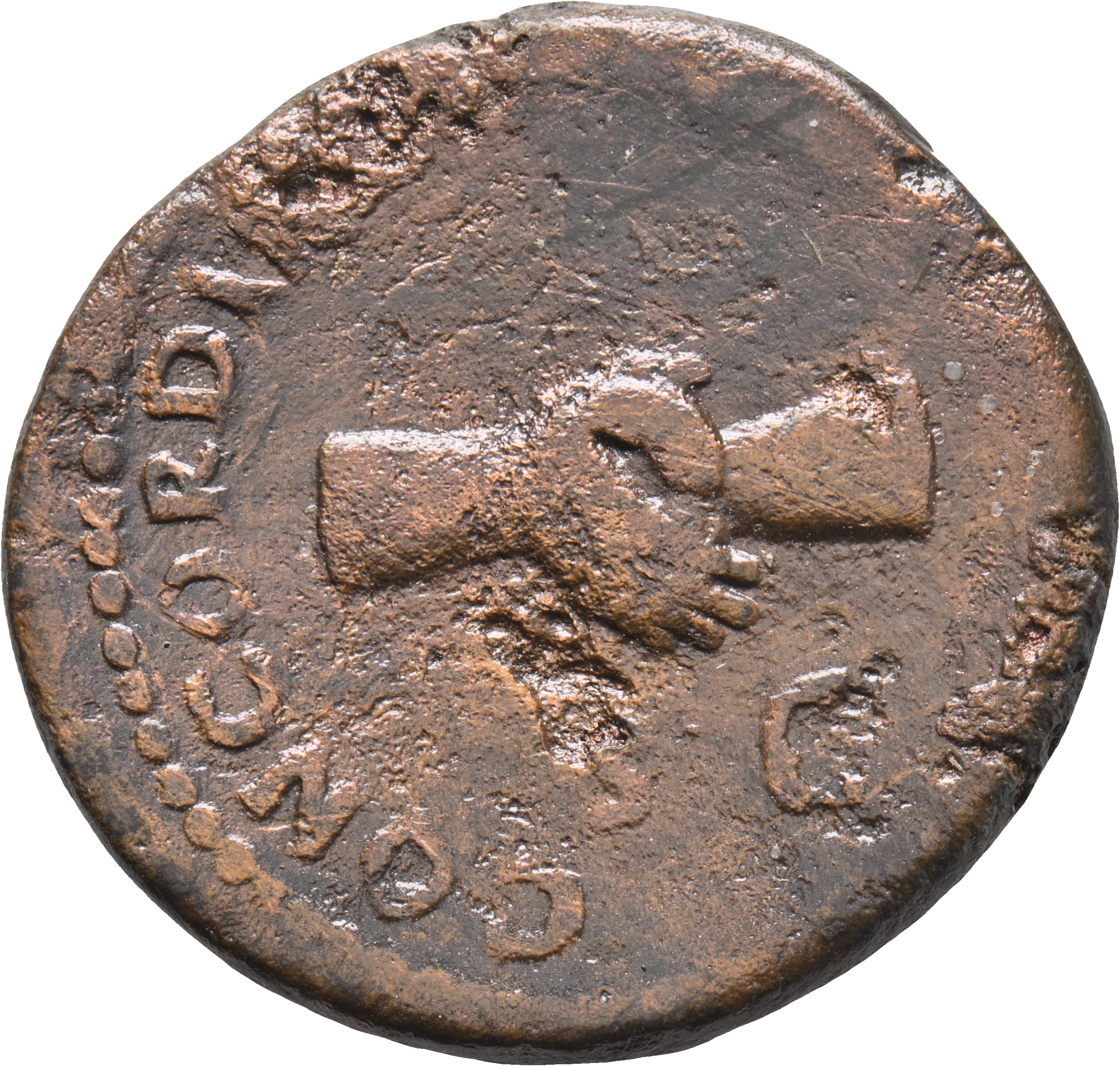 RIC II Nerva 79 Nerva reverse, Clasped hands