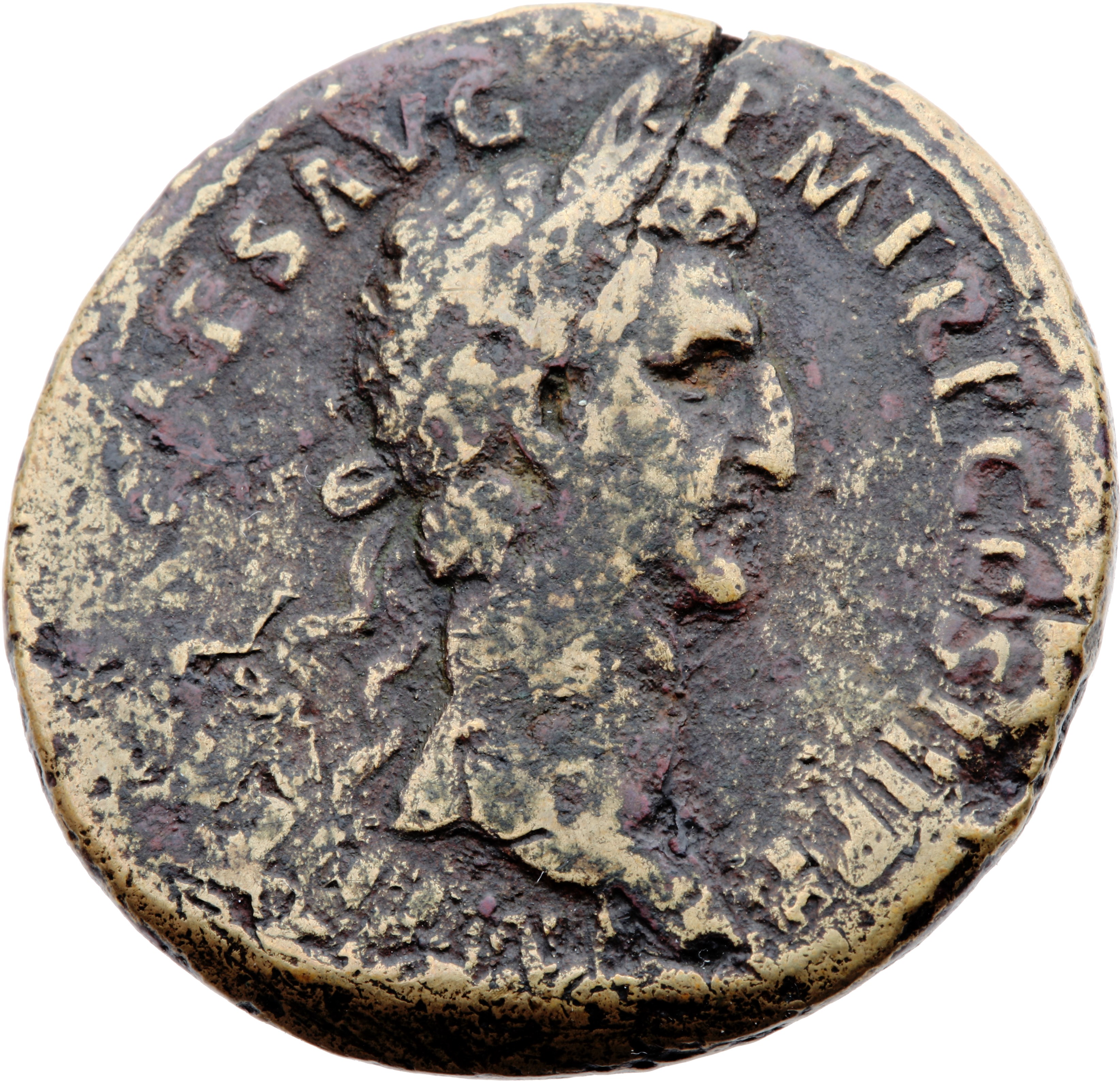 RIC II Nerva 89 Nerva obverse, Head of Nerva, laureate, right