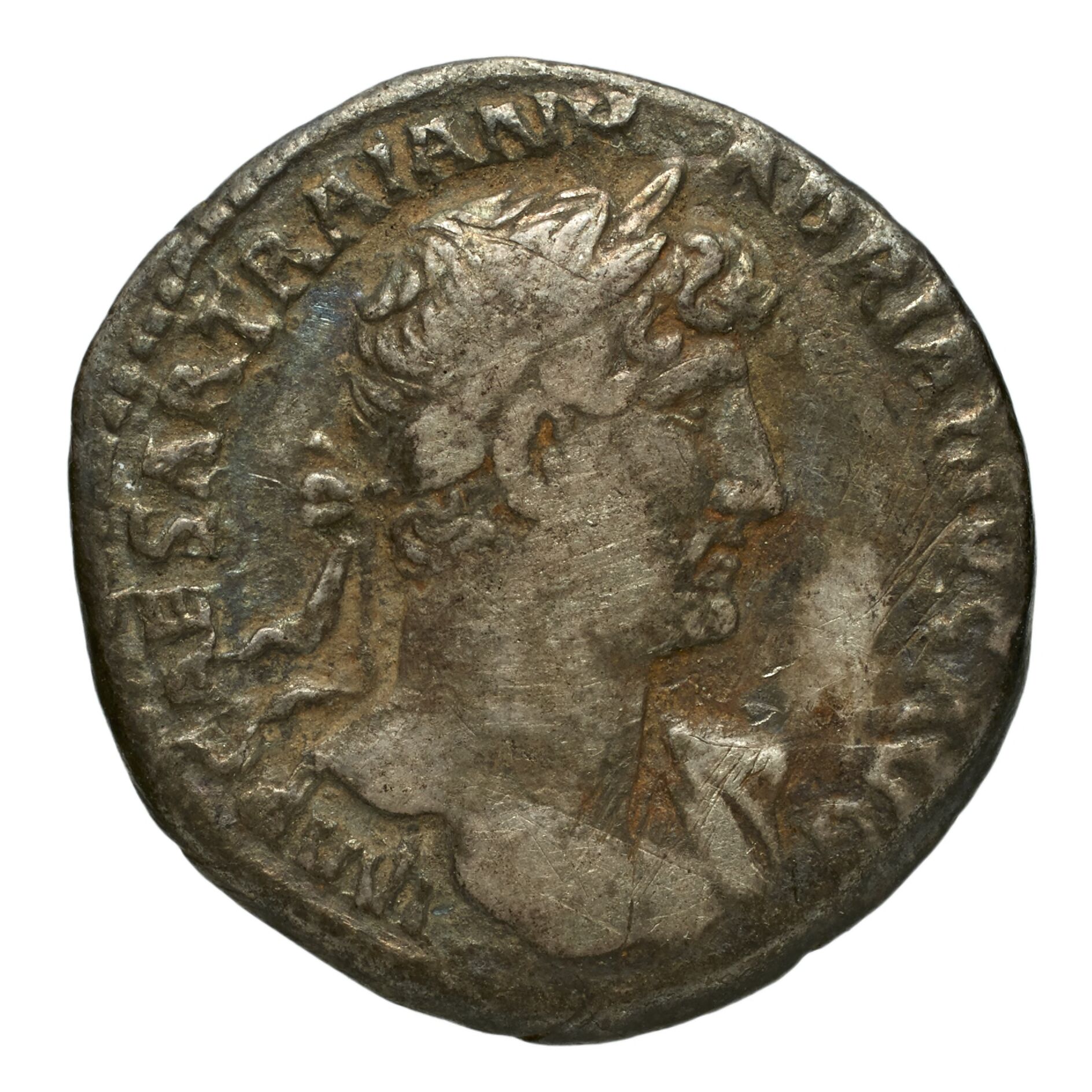 RIC II Nerva 94 Nerva obverse, Head of Nerva, laureate, right