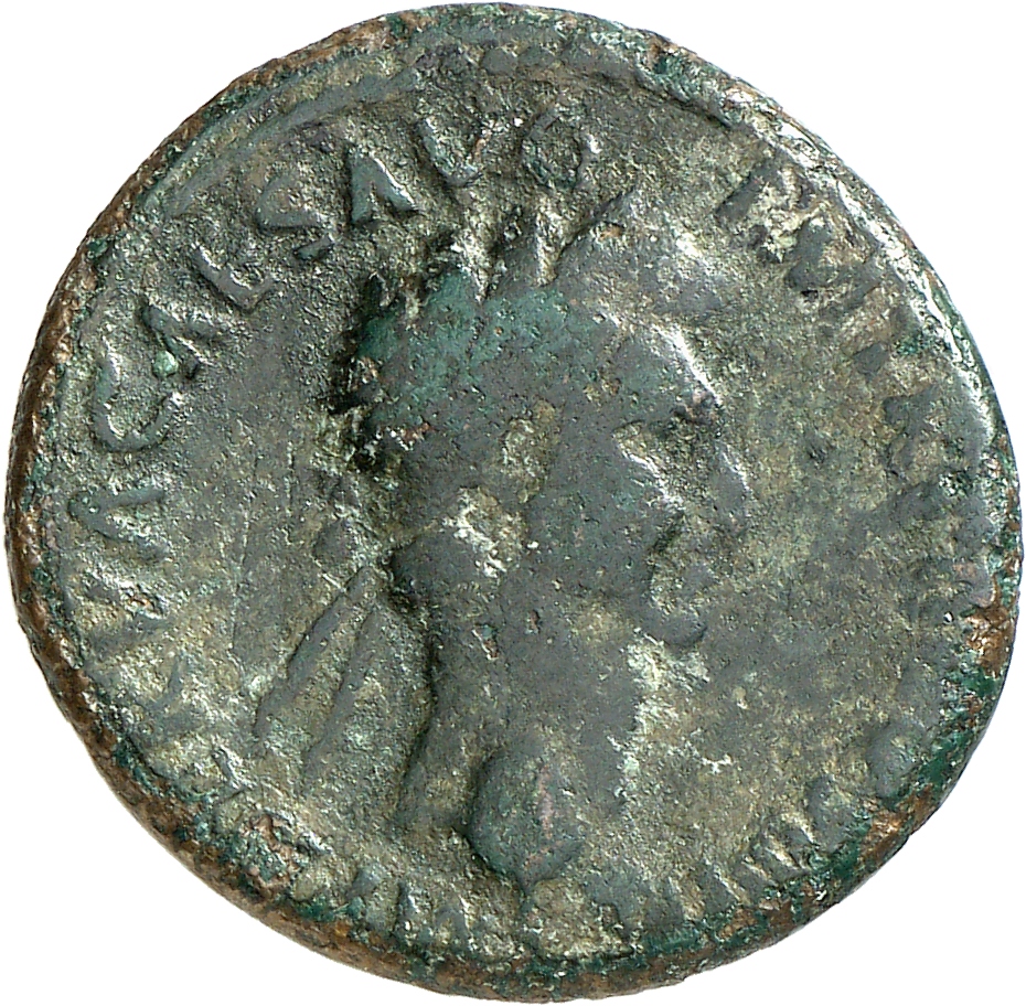 RIC II Nerva 95 Nerva obverse, Head of Nerva, laureate, right