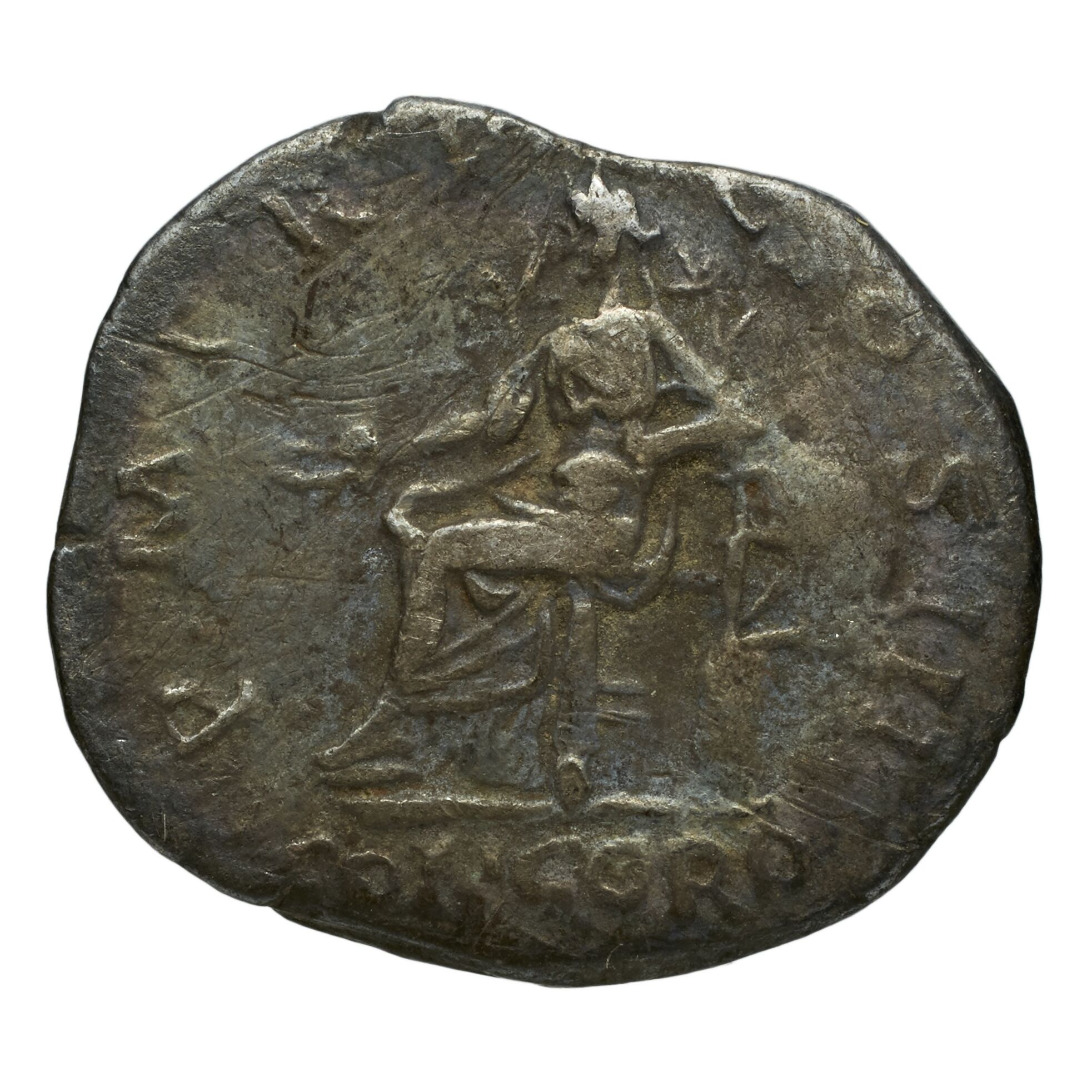 RIC II Trajan 118 Trajan obverse — Bust of Trajan, laureate, draped, right (sometimes with aegis) (sometimes draped on lef...