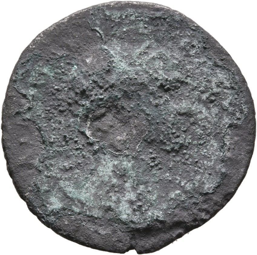 RIC II Trajan 125 Trajan obverse, Head of Trajan, laureate, right