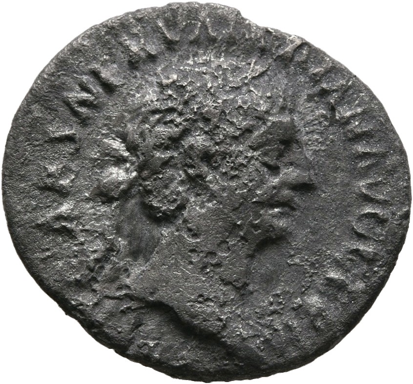 RIC II Trajan 13 Trajan obverse, Head of Trajan, laureate, right