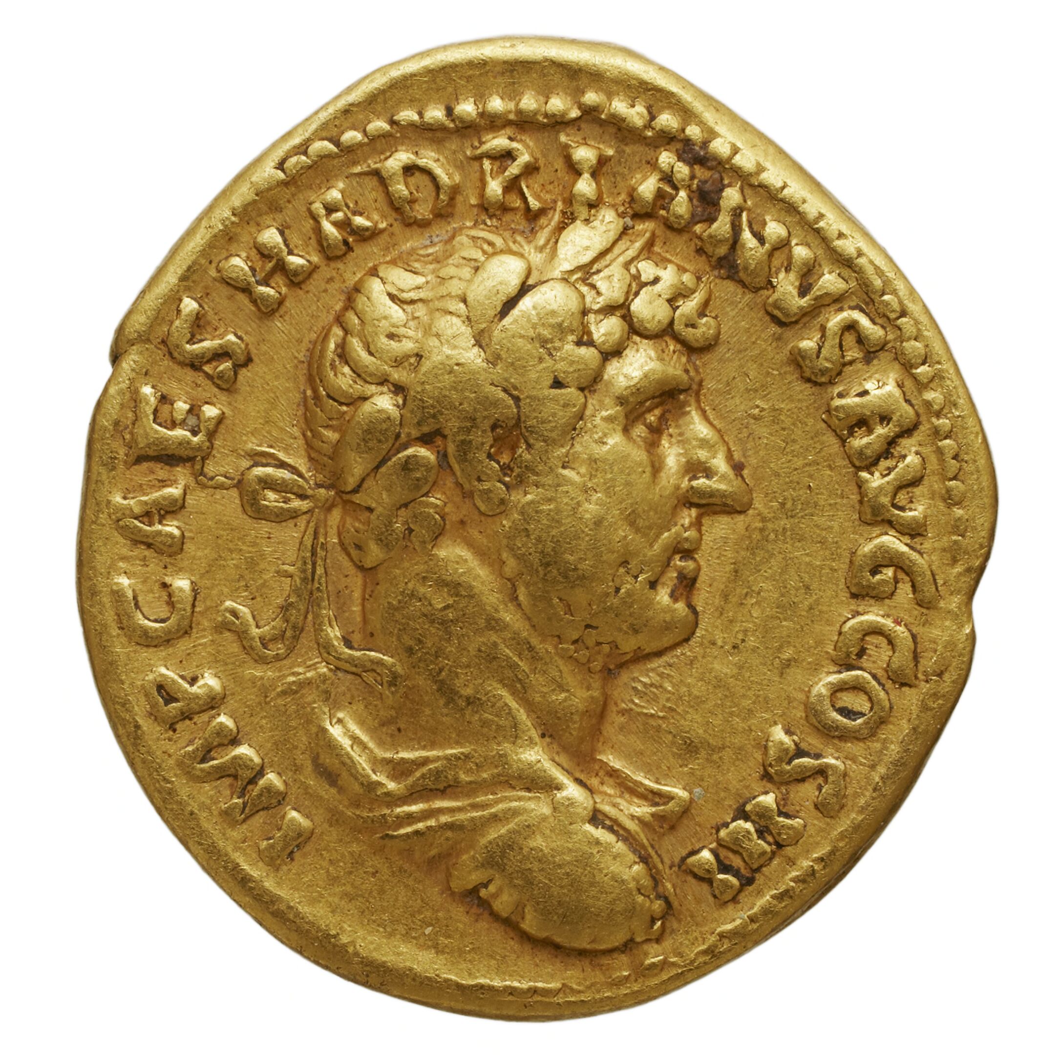 RIC II Trajan 144 Trajan obverse — Bust of Trajan, laureate, right (sometimes draped)