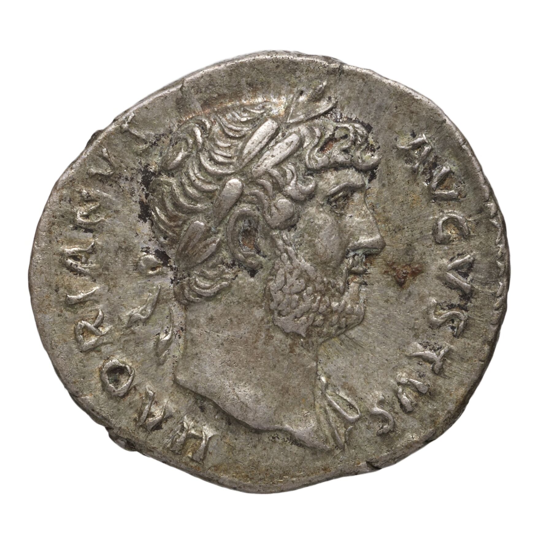 RIC II Trajan 149 Trajan obverse — Bust of Trajan, laureate, draped, right