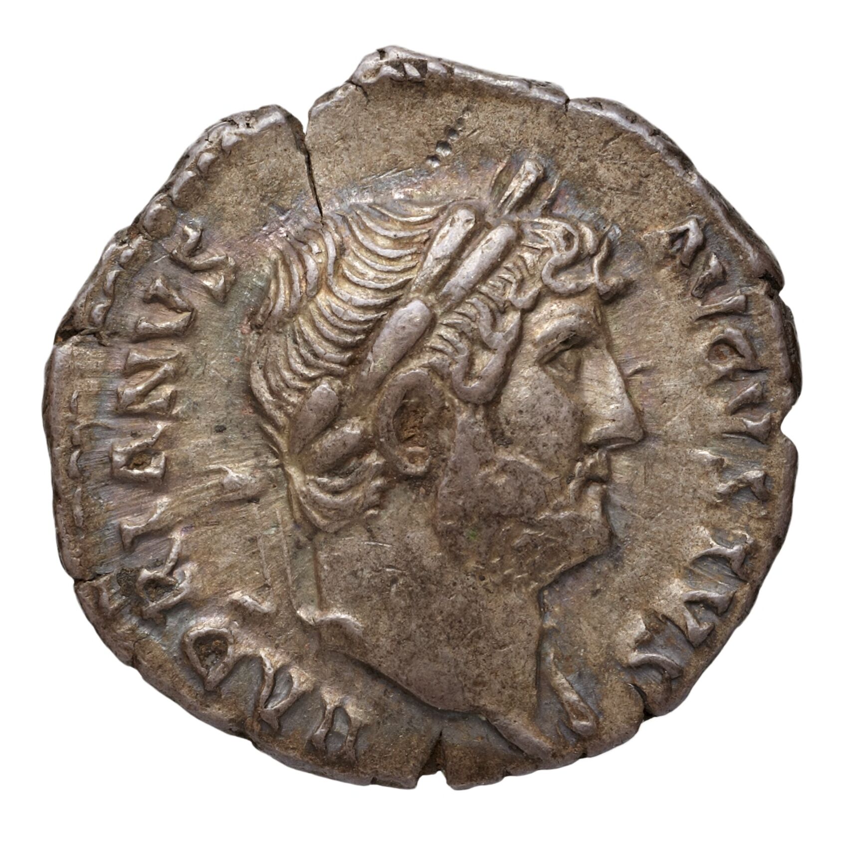 RIC II Trajan 160 Trajan obverse, Bust of Trajan, laureate, draped on left shoulder, right