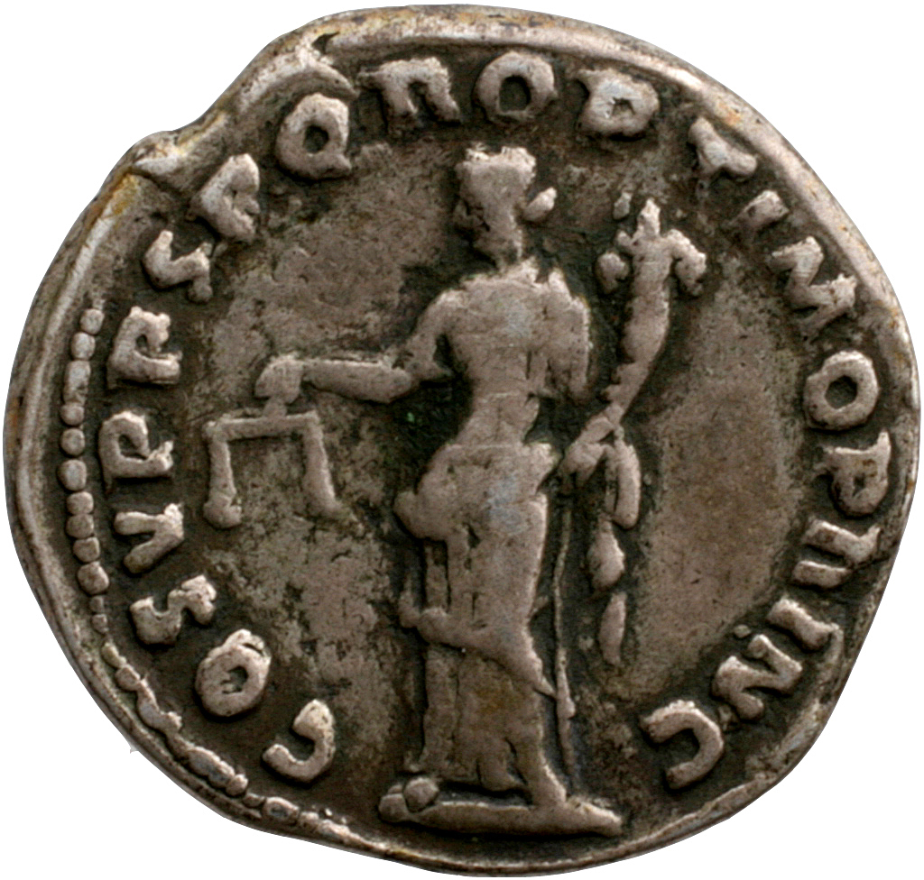 RIC II Trajan 169 Trajan reverse, Aequitas, draped, standing left, holding scales in right hand and cornucopiae in left