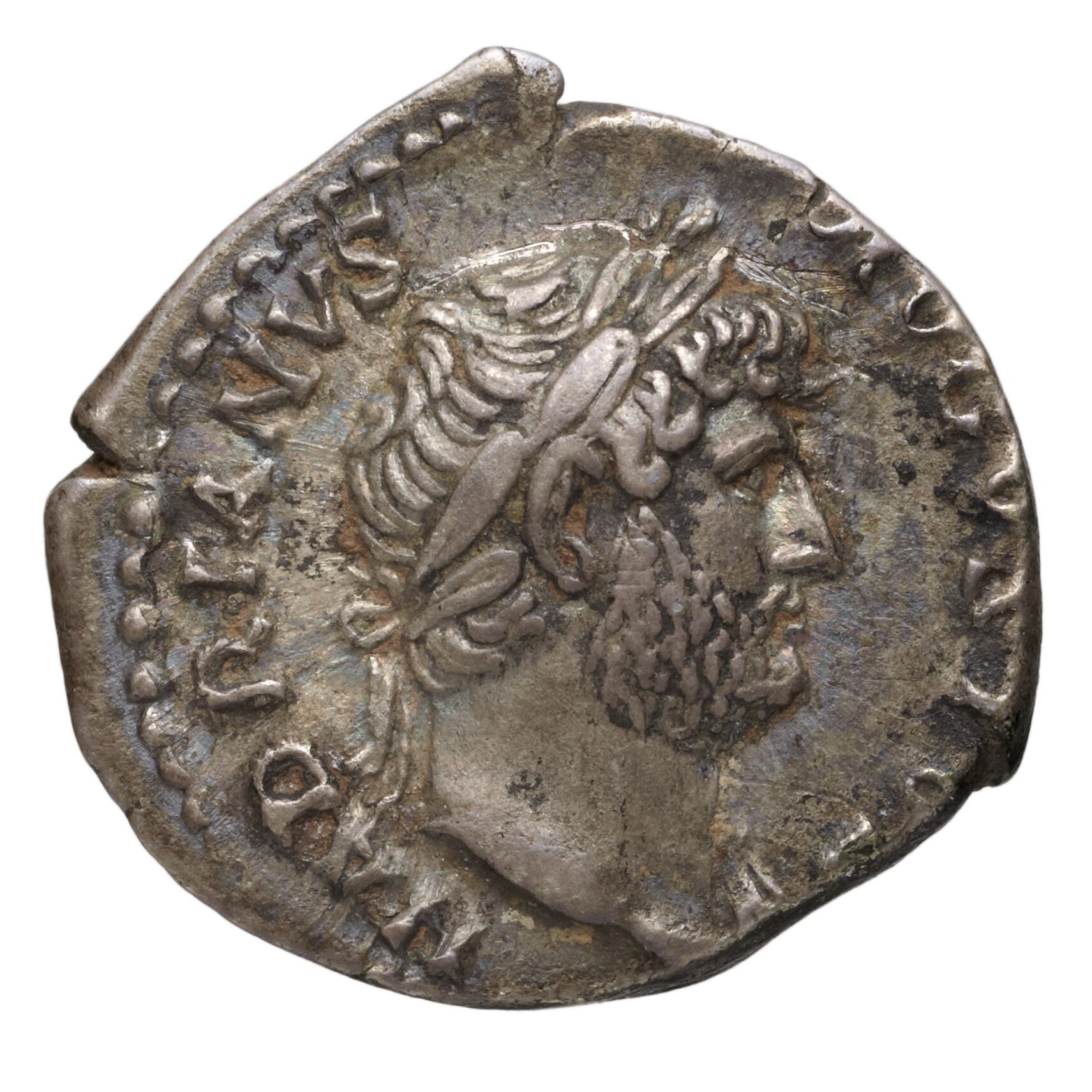RIC II Trajan 173 Trajan obverse, Bust of Trajan, laureate, draped on left shoulder, right