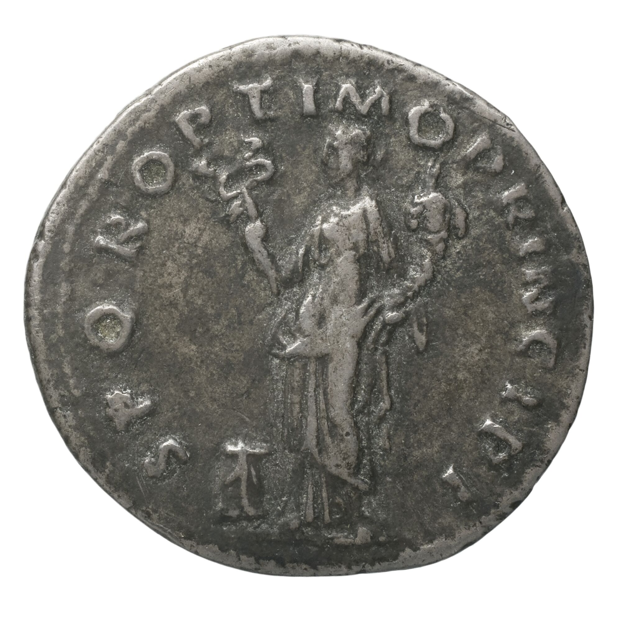 RIC II Trajan 174 Trajan obverse, Bust of Trajan, laureate, draped on left shoulder, right