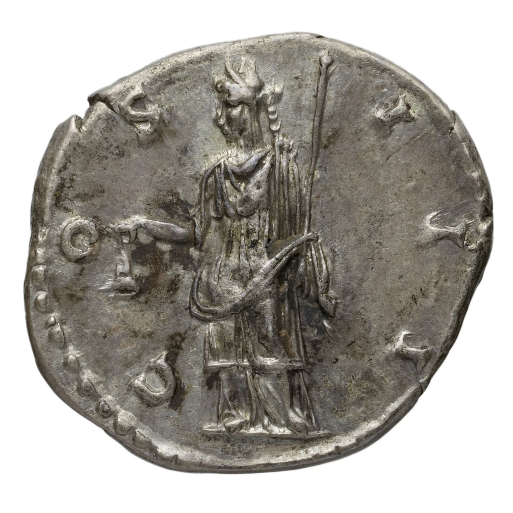 RIC II Trajan 175 Trajan obverse, Bust of Trajan, laureate, draped, cuirassed, right