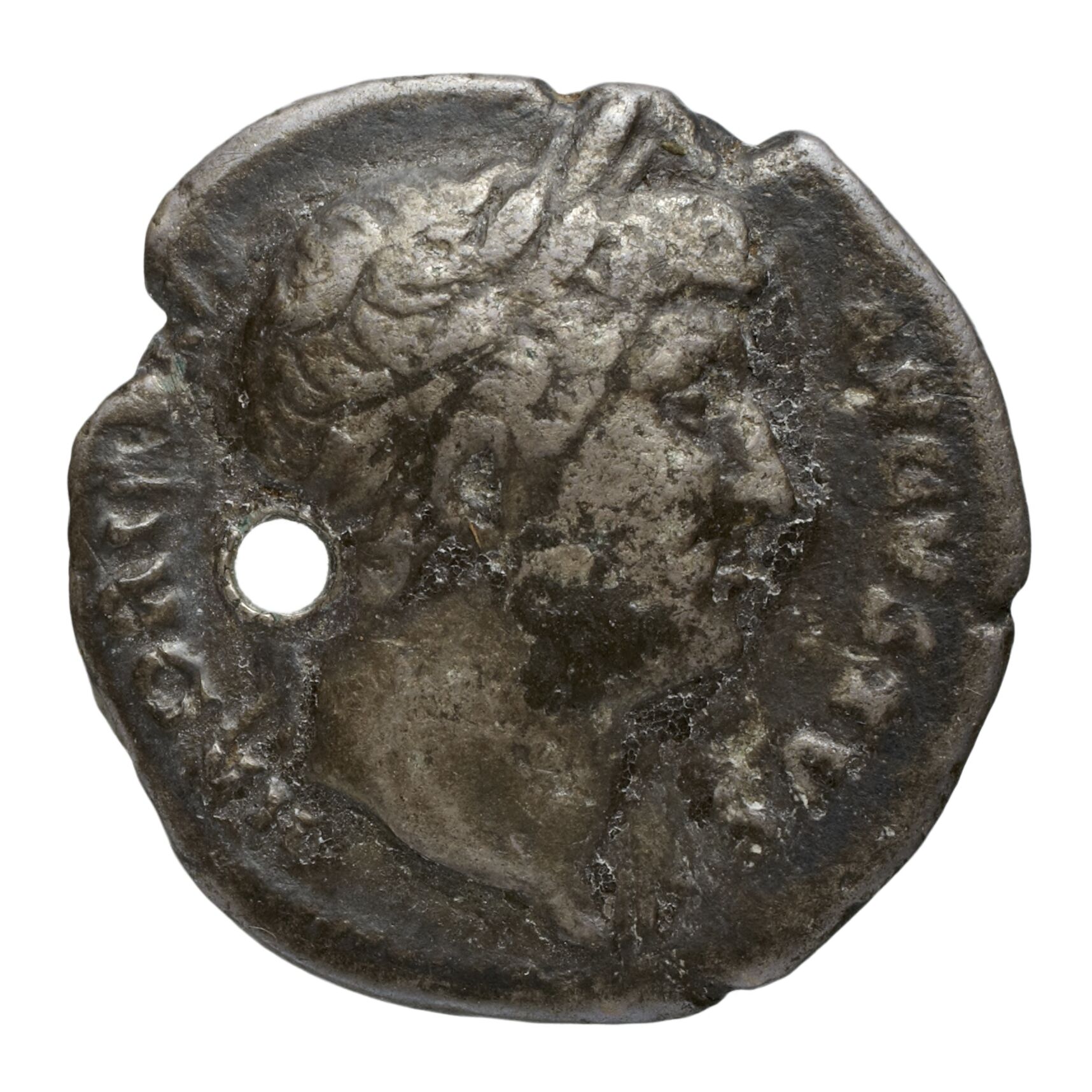 RIC II Trajan 177 Trajan obverse, Bust of Trajan, laureate, right with aegis