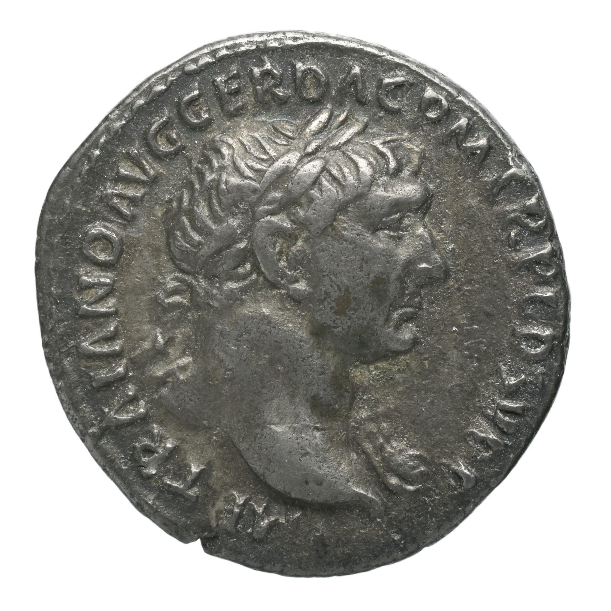 RIC II Trajan 178 Trajan obverse, Bust of Trajan, laureate, draped on left shoulder, right