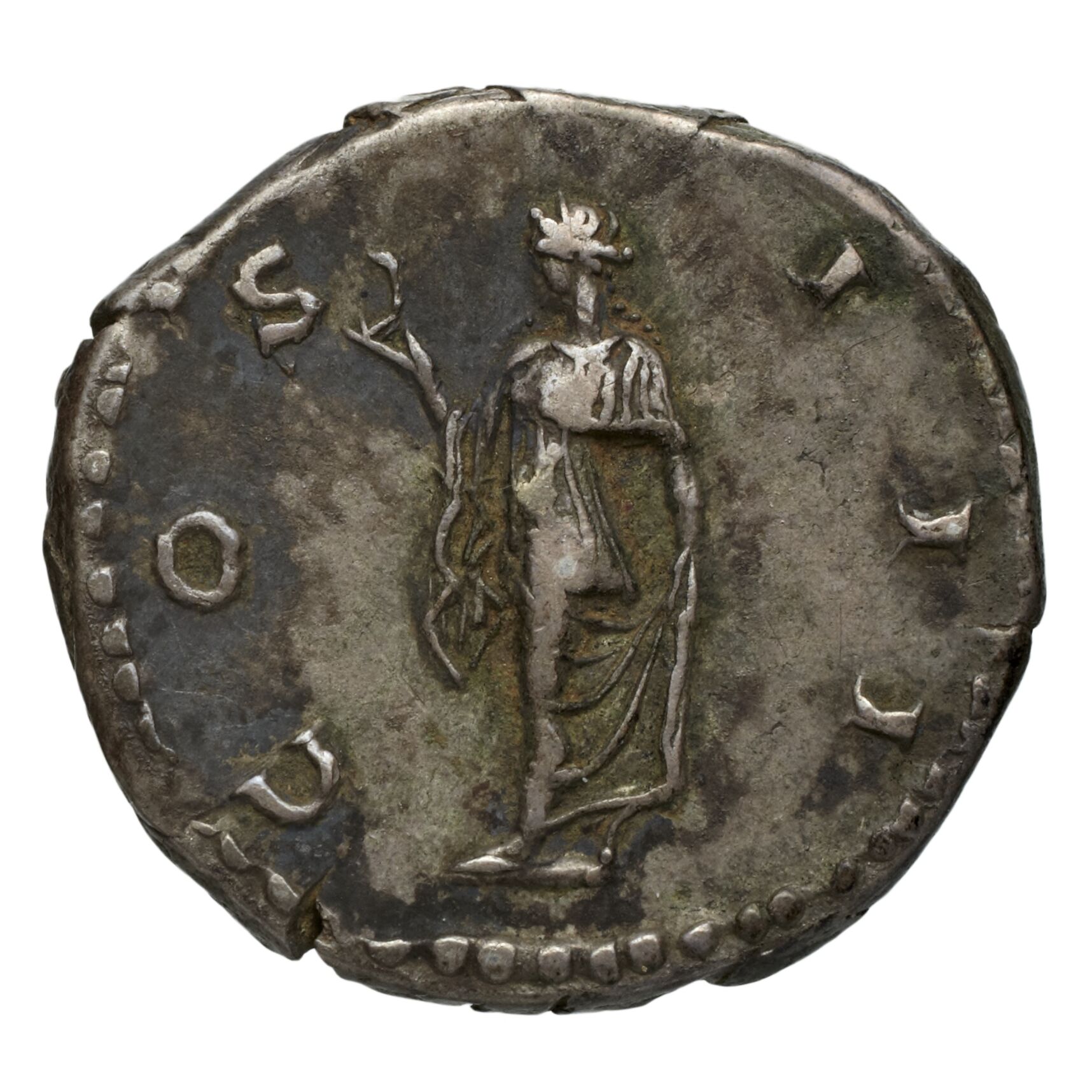 RIC II Trajan 181 Trajan obverse, Head of Trajan, laureate, right