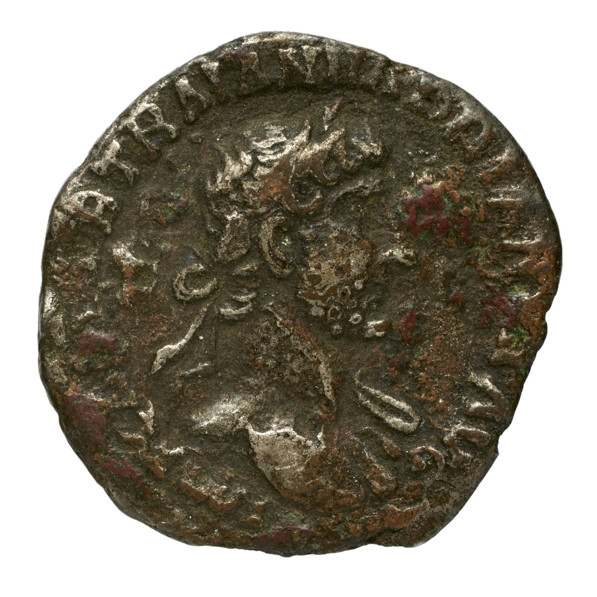 RIC II Trajan 19 Trajan obverse, Head of Trajan, laureate, right