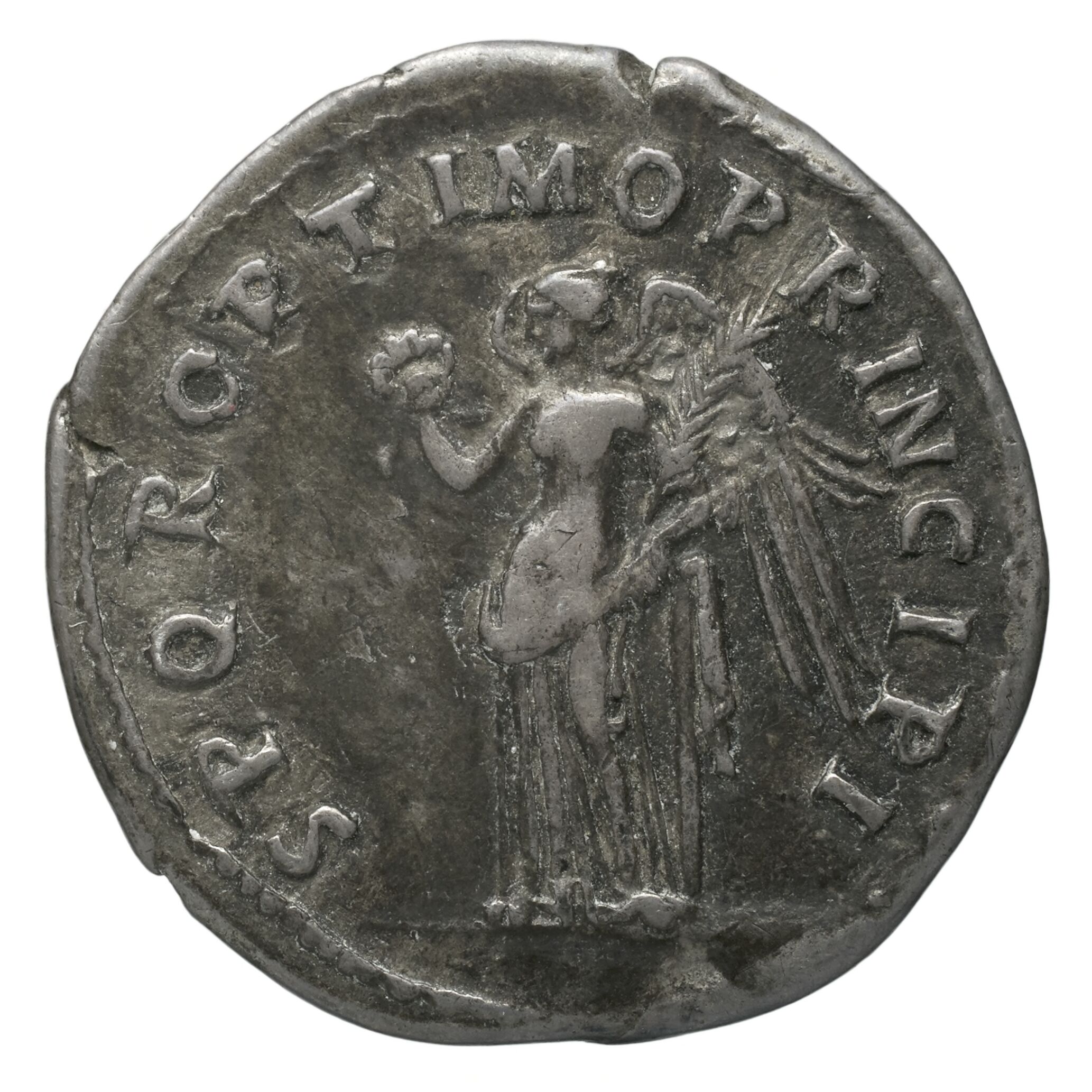 RIC II Trajan 193 Trajan obverse, Bust of Trajan, laureate, draped, right