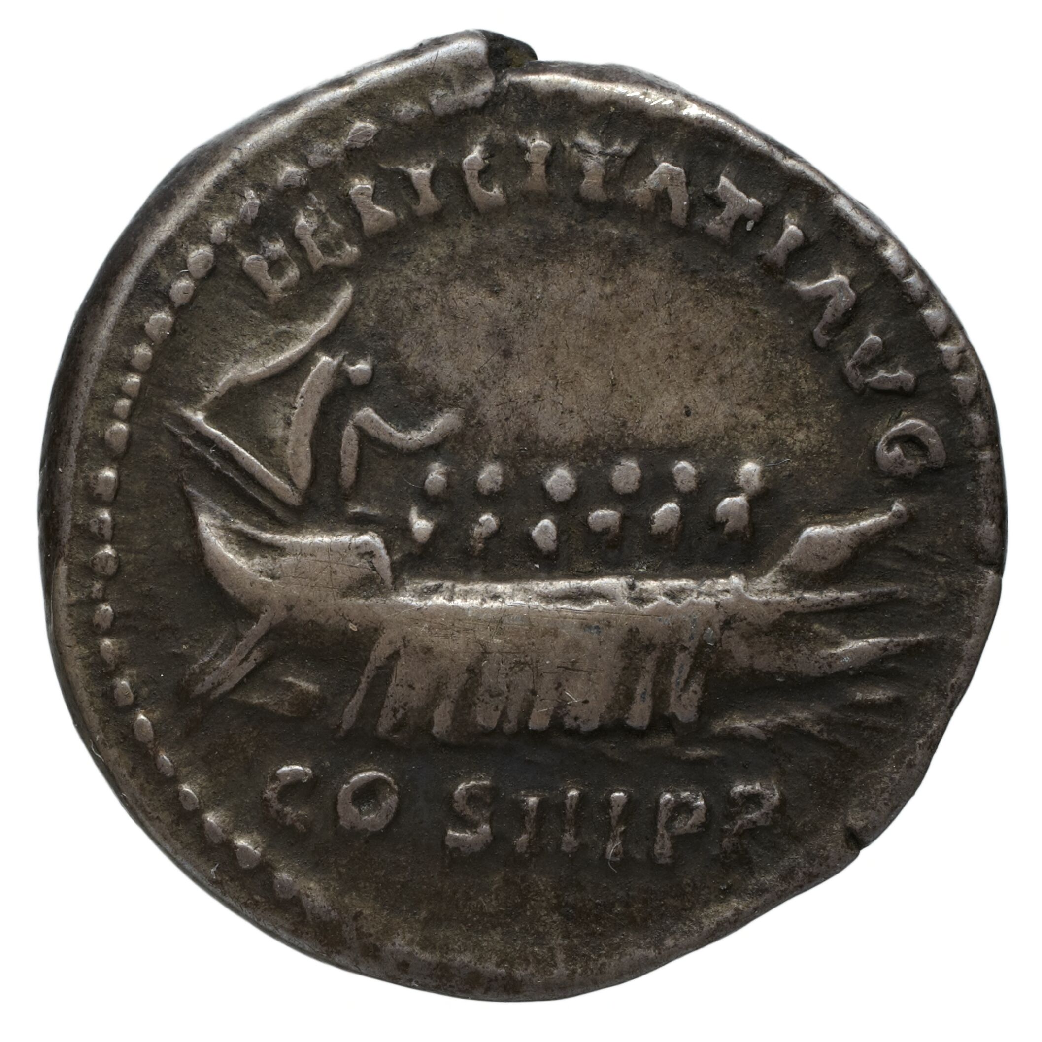 RIC II Trajan 210 Trajan obverse, Head of Trajan, laureate, right