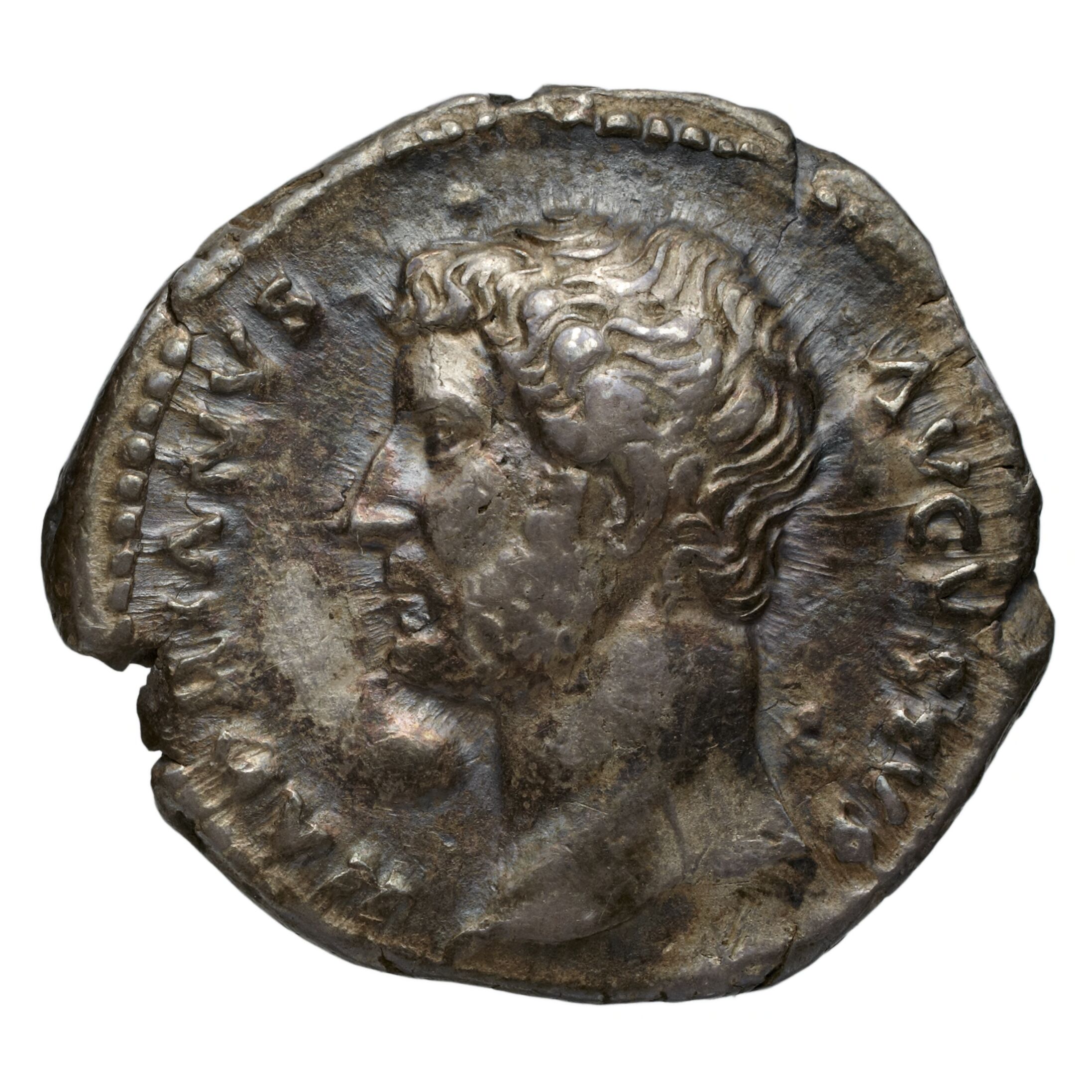 RIC II Trajan 213 Trajan obverse — Bust of Trajan, laureate, draped, cuirassed, right