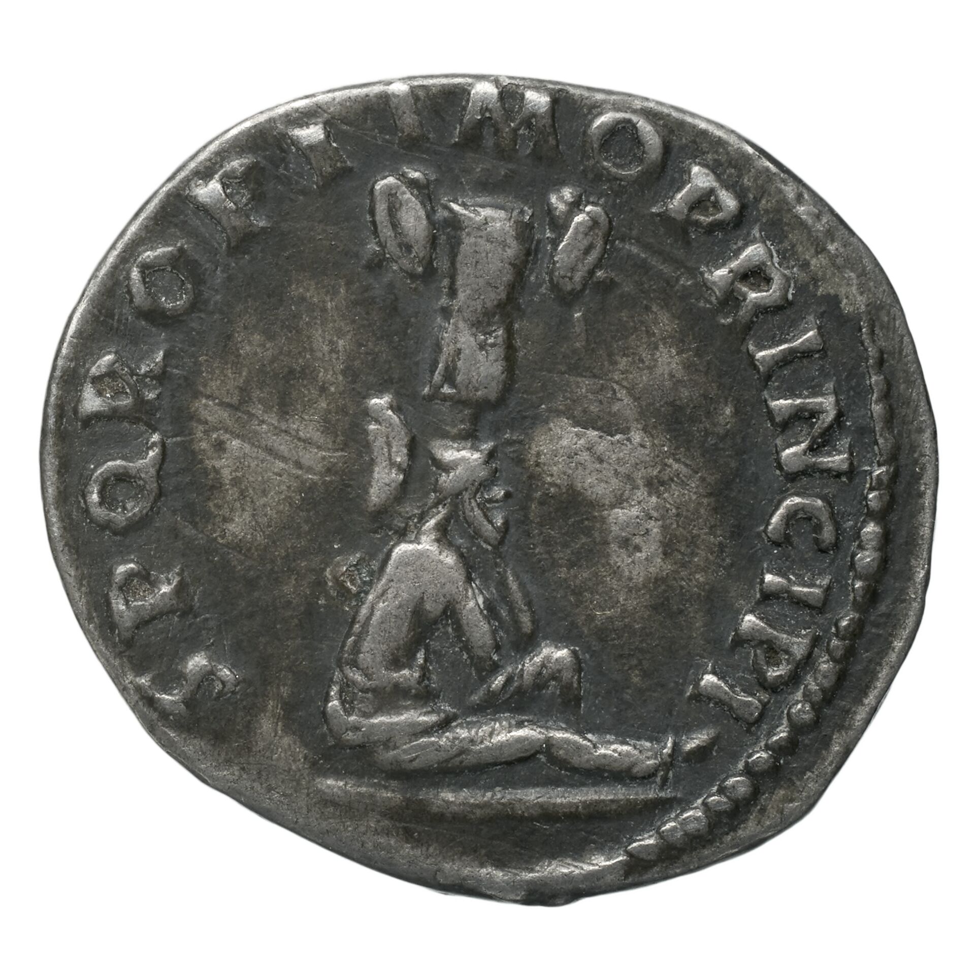 RIC II Trajan 220 Trajan obverse, Bust of Trajan, laureate, right with aegis