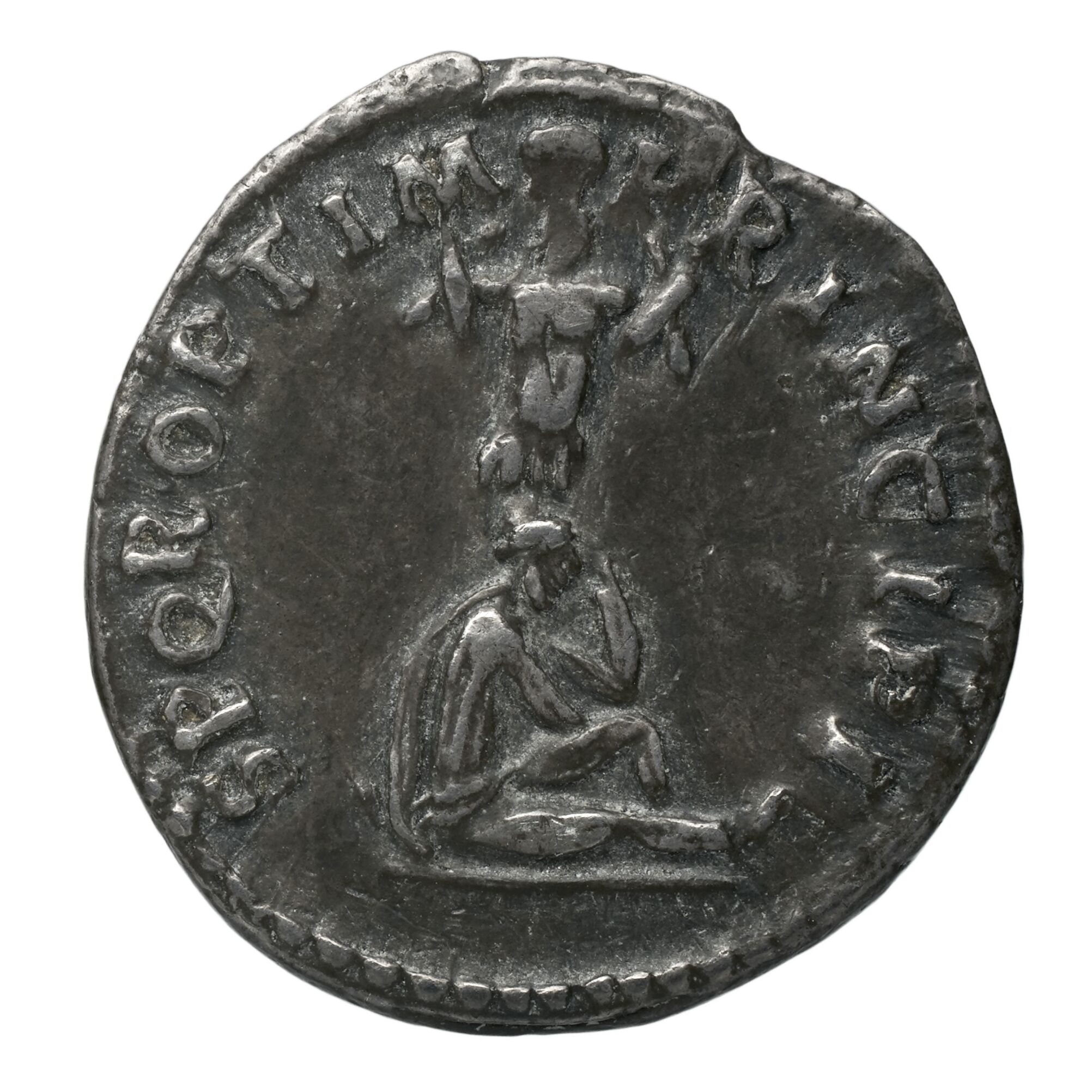 RIC II Trajan 221 Trajan obverse, Bust of Trajan, laureate, draped, cuirassed, right