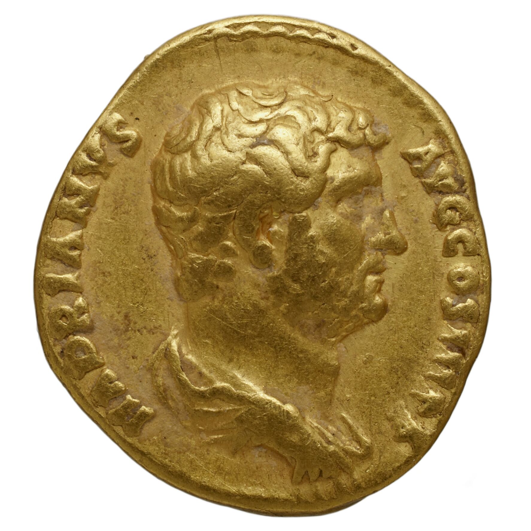 RIC II Trajan 246 Trajan obverse, Bust of Trajan, laureate, draped, right with aegis
