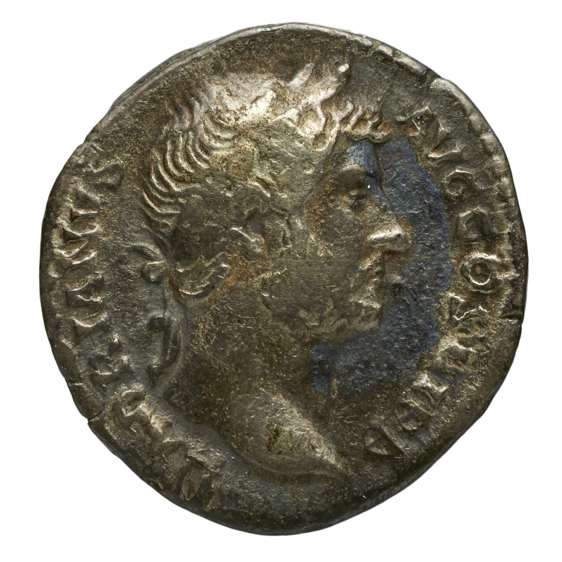 RIC II Trajan 247 Trajan obverse, Bust of Trajan, laureate, draped, cuirassed, right