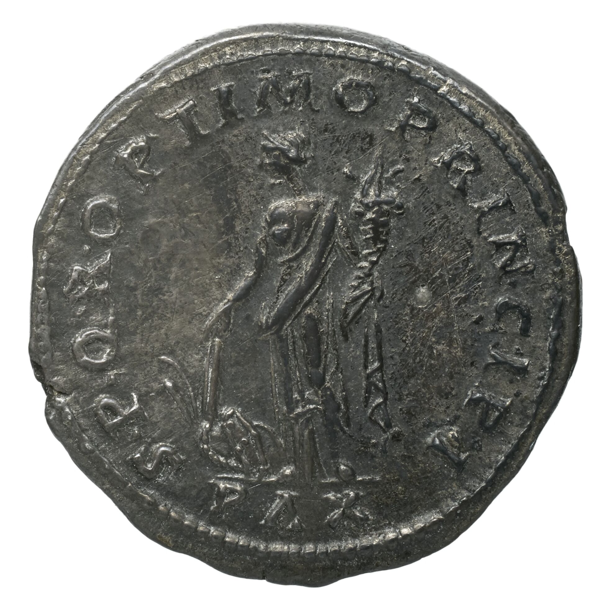 RIC II Trajan 259 Trajan obverse, Head of Trajan, laureate, right