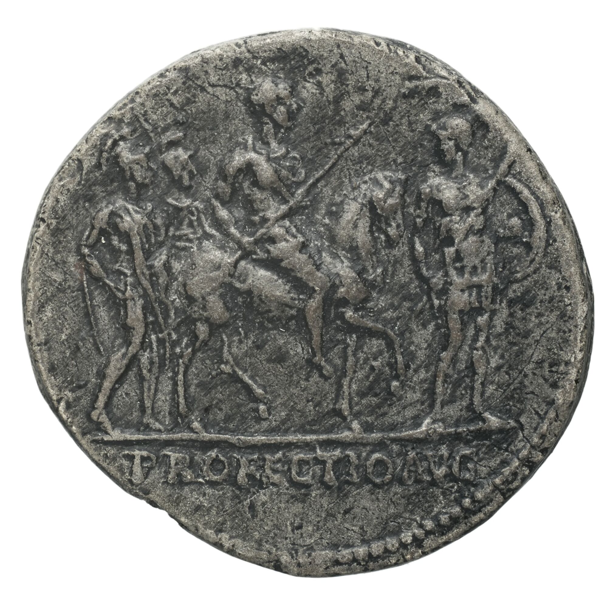 RIC II Trajan 263 Trajan obverse, Bust of Trajan, laureate, draped, right