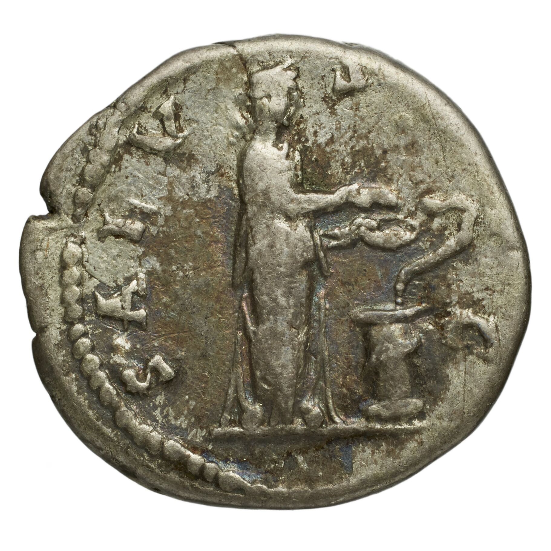 RIC II Trajan 267 Trajan obverse, Bust of Trajan, laureate, right