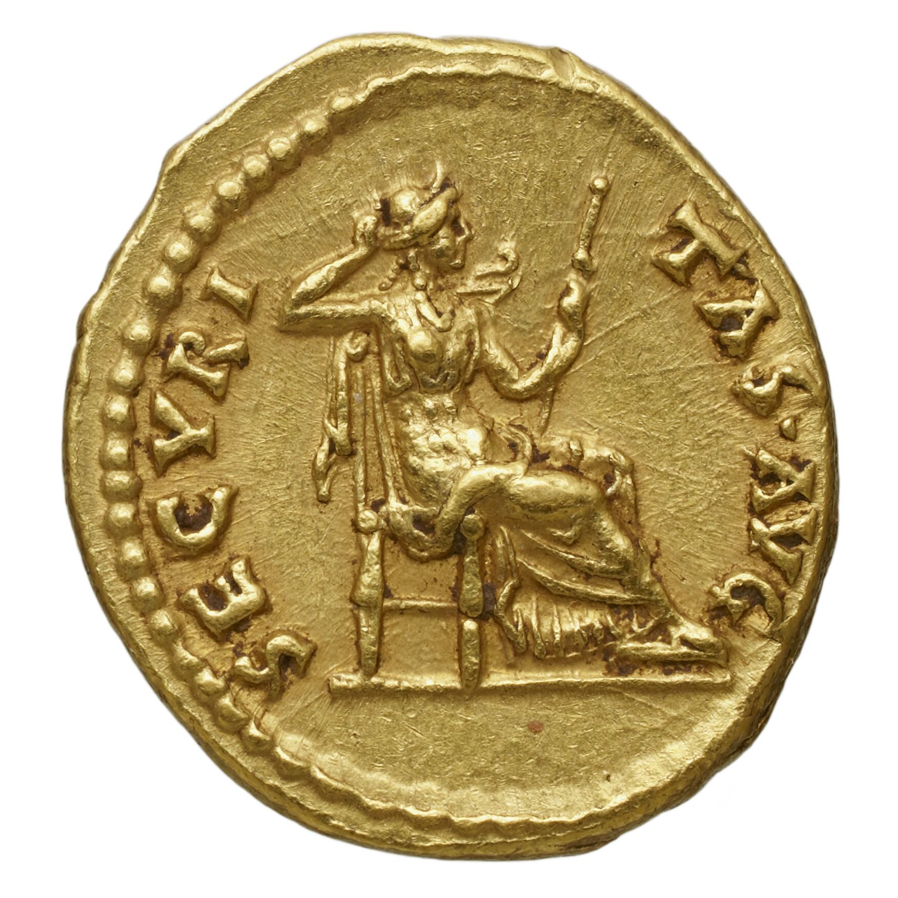 RIC II Trajan 271 Trajan obverse, Bust of Trajan, laureate, right (sometimes draped)