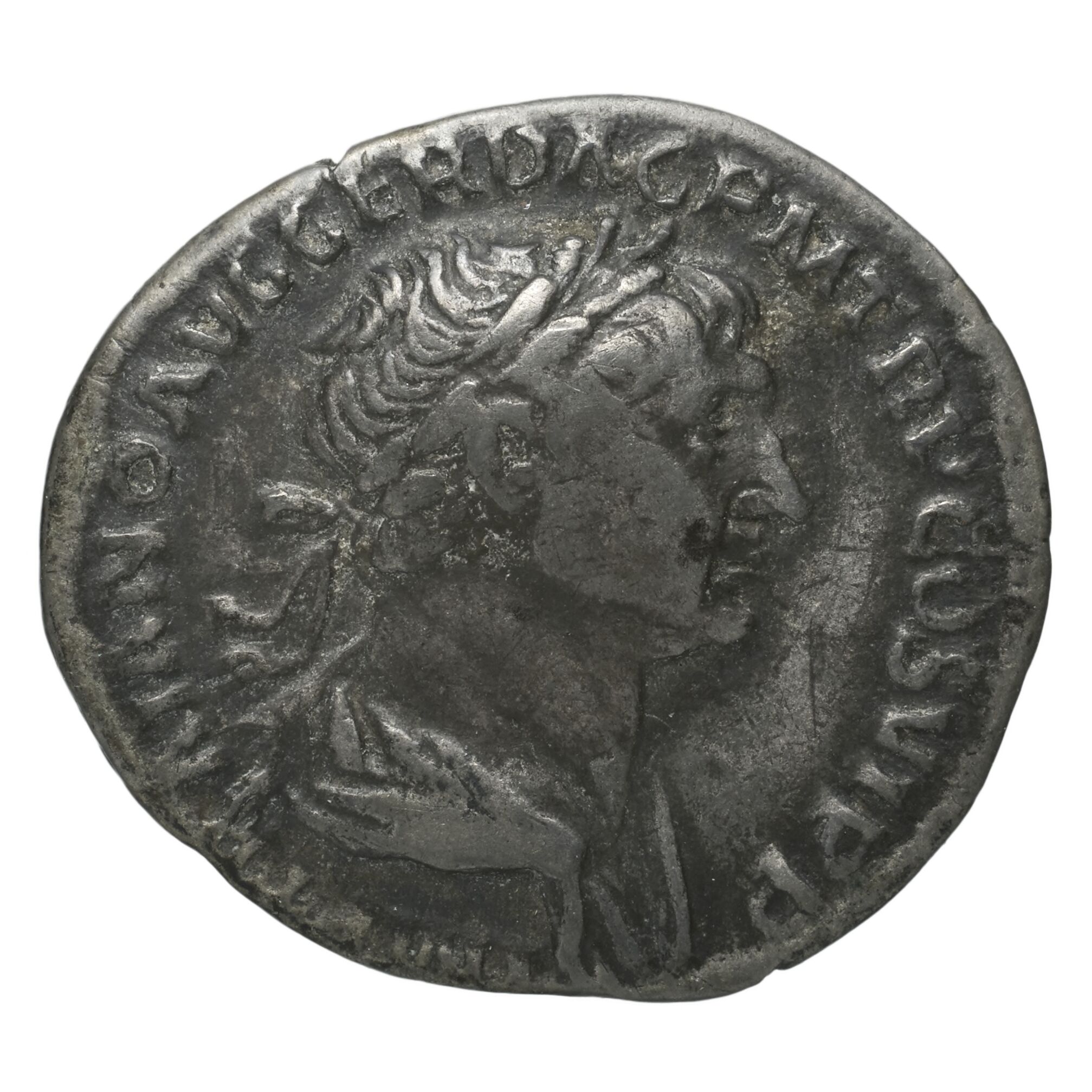 RIC II Trajan 272 Trajan obverse, Bust of Trajan, laureate, draped on left shoulder, right