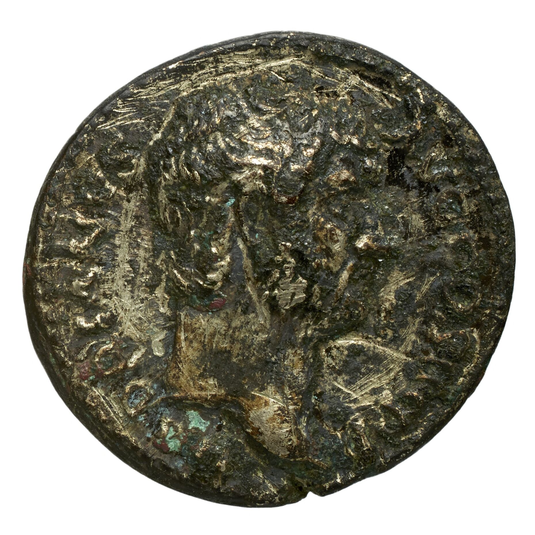 RIC II Trajan 276 Trajan obverse, Bust of Trajan, laureate, draped on left shoulder, right