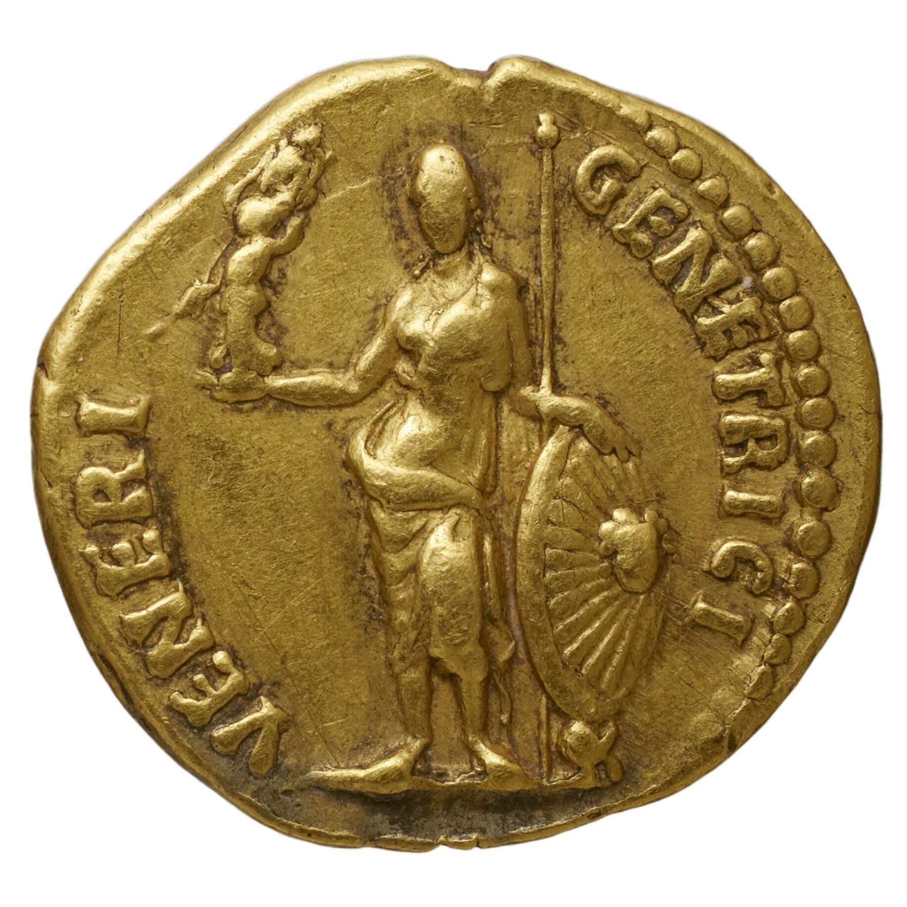 RIC II Trajan 279 Trajan obverse, Bust of Trajan, laureate, draped on left shoulder, right