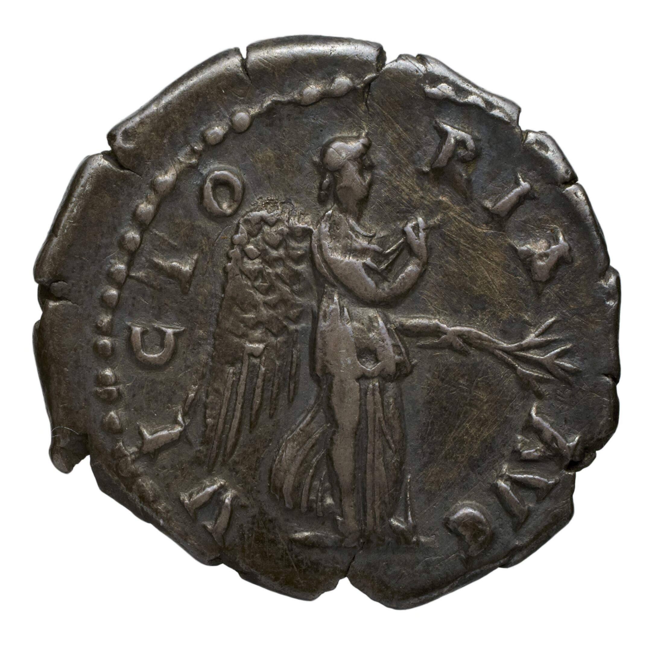 RIC II Trajan 282 Trajan obverse, Head of Trajan, laureate, right