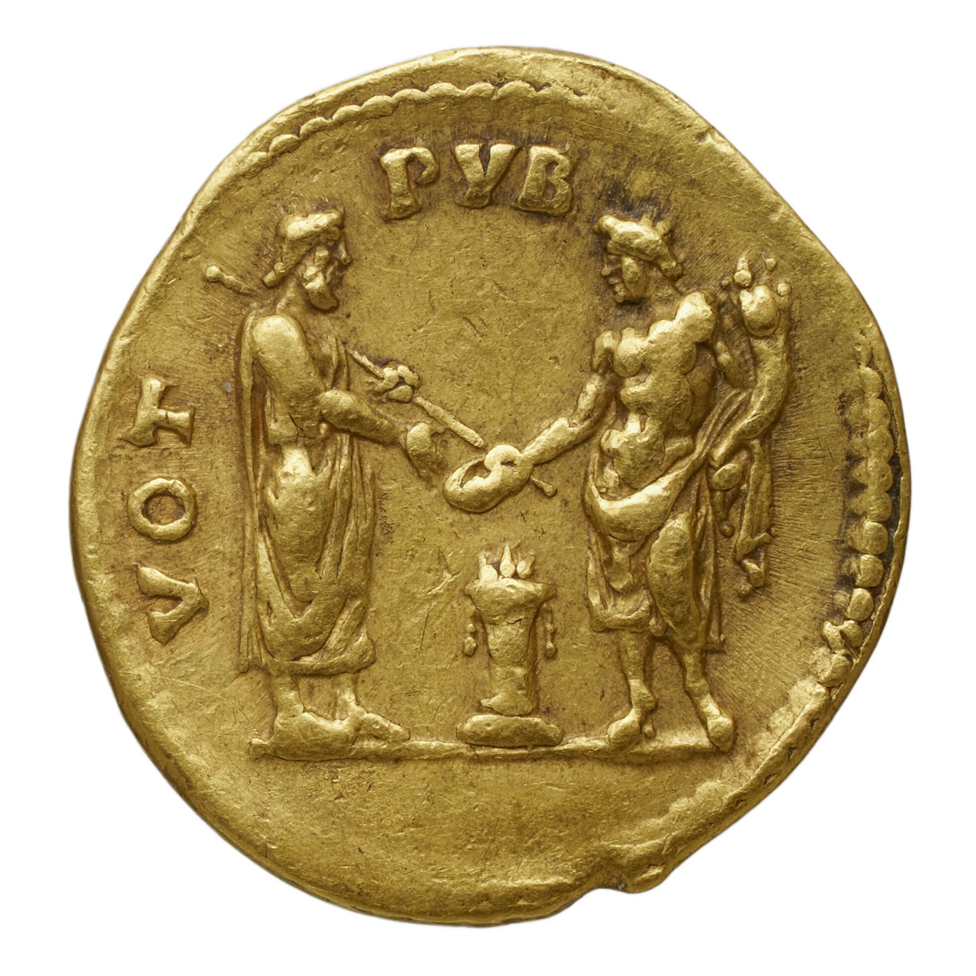 RIC II Trajan 288 Trajan obverse, Head of Trajan, laureate, right