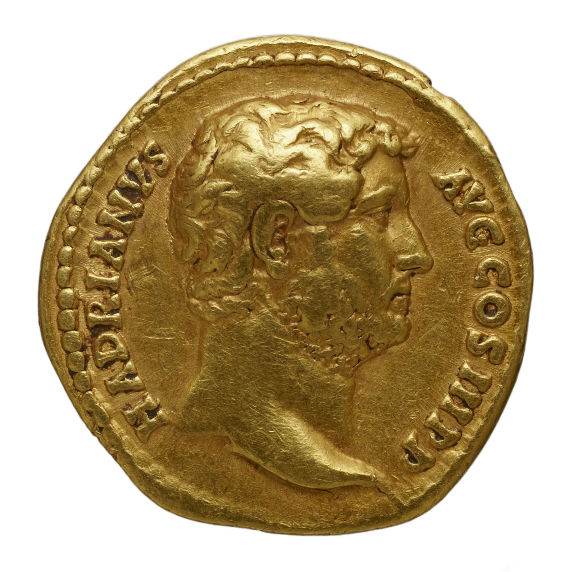 RIC II Trajan 289 Trajan obverse, Bust of Trajan, laureate, draped on left shoulder, right
