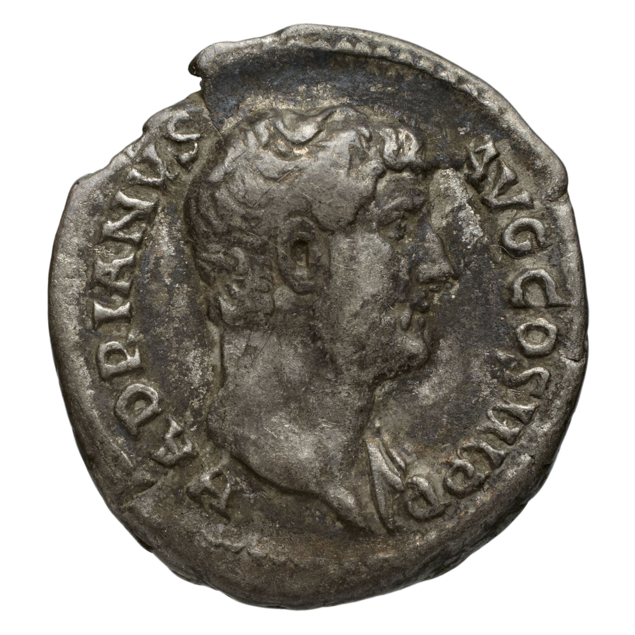 RIC II Trajan 306 Trajan obverse — Bust of Trajan, laureate, draped, right