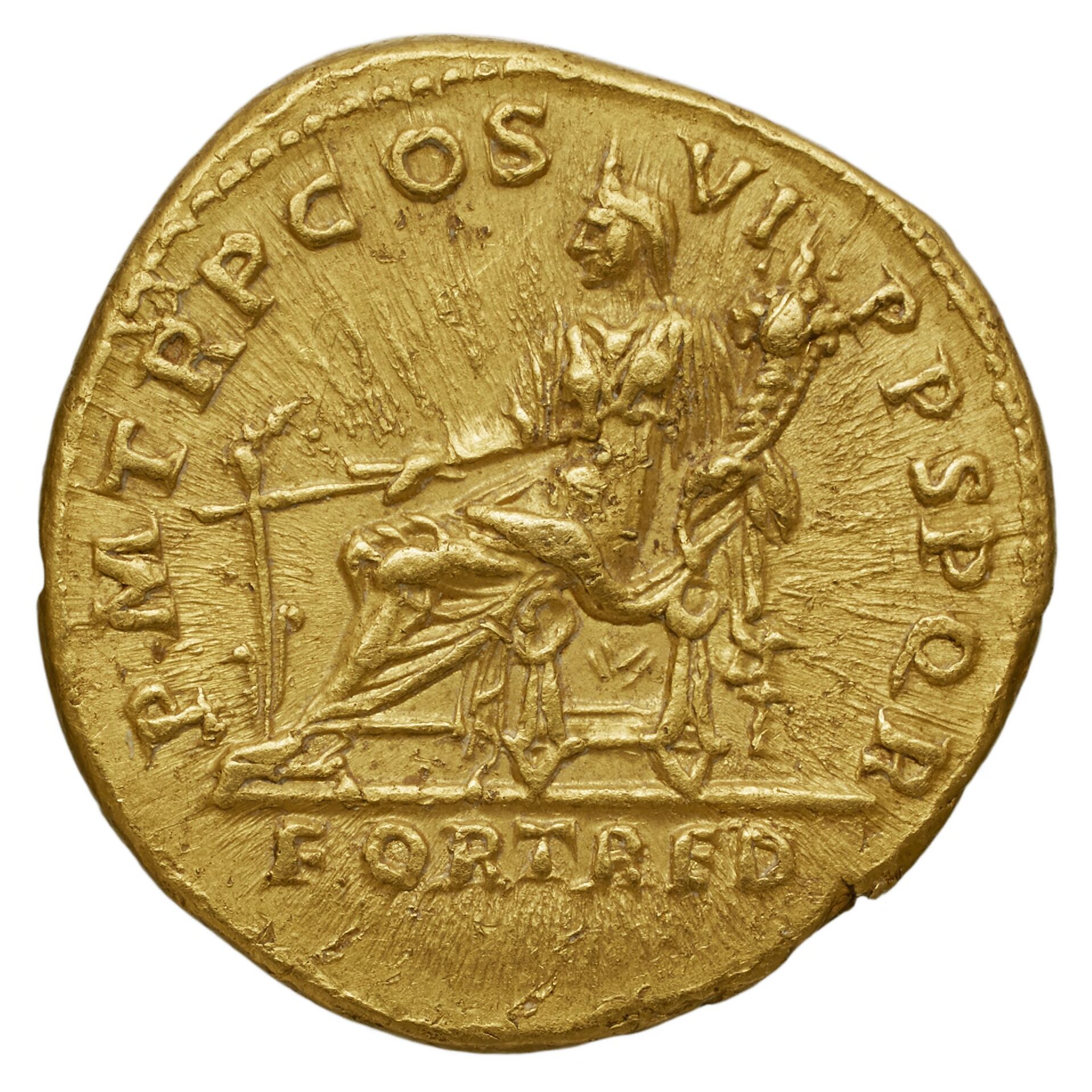 RIC II Trajan 321 Trajan obverse, Bust of Trajan, laureate, right with aegis; globe at point of bust