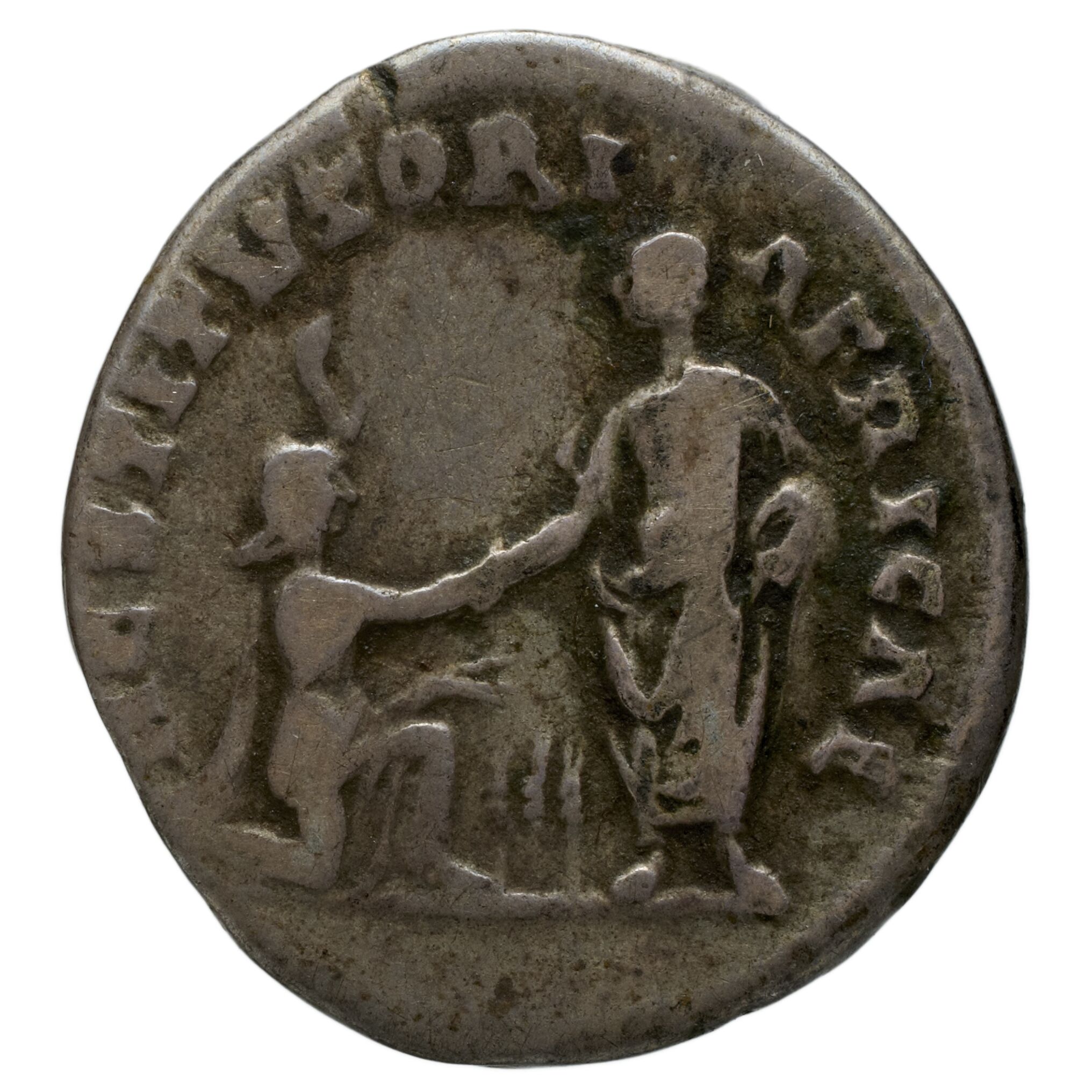 RIC II Trajan 322 Trajan obverse, Bust of Trajan, laureate, draped, right