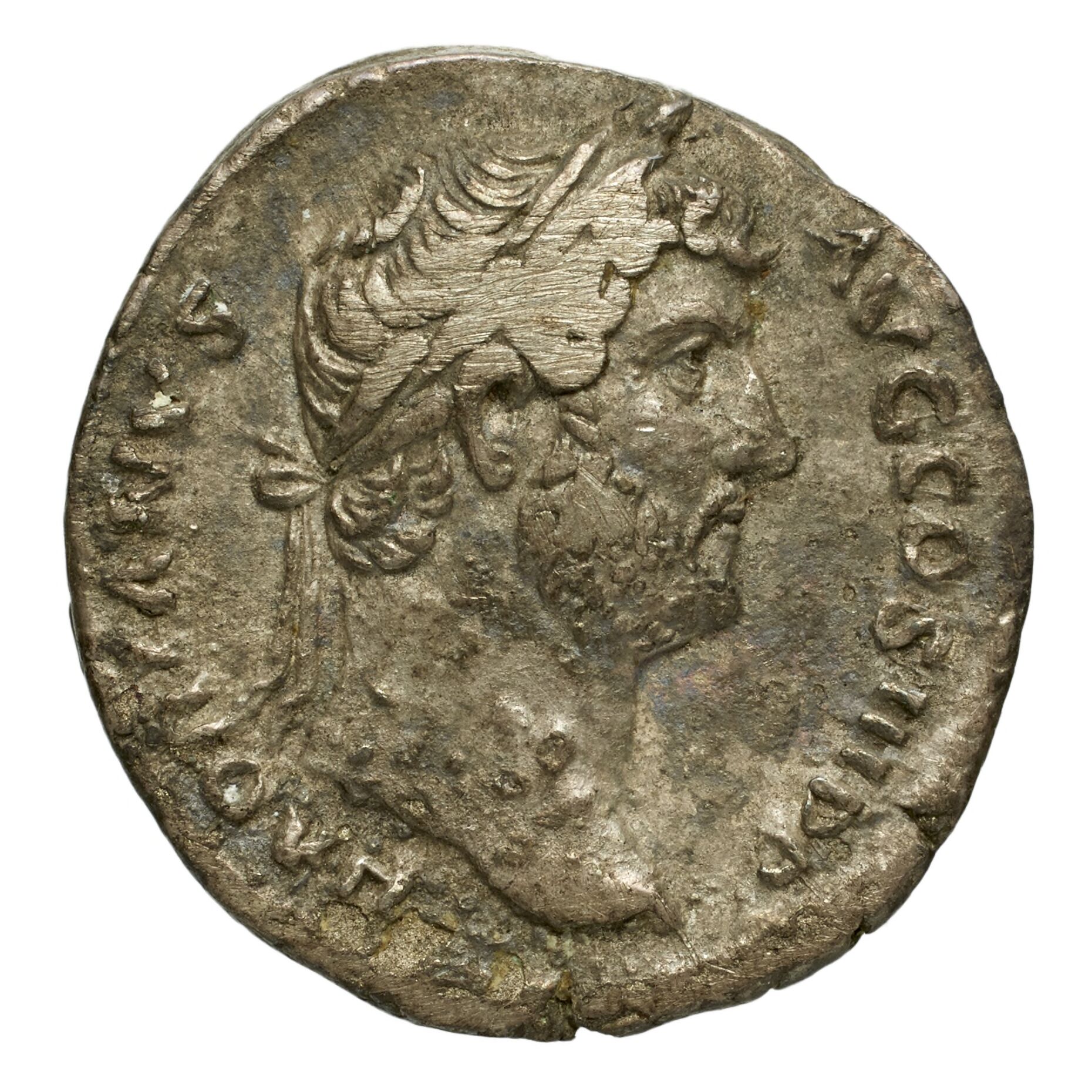 RIC II Trajan 323 Trajan obverse, Bust of Trajan, laureate, draped, right