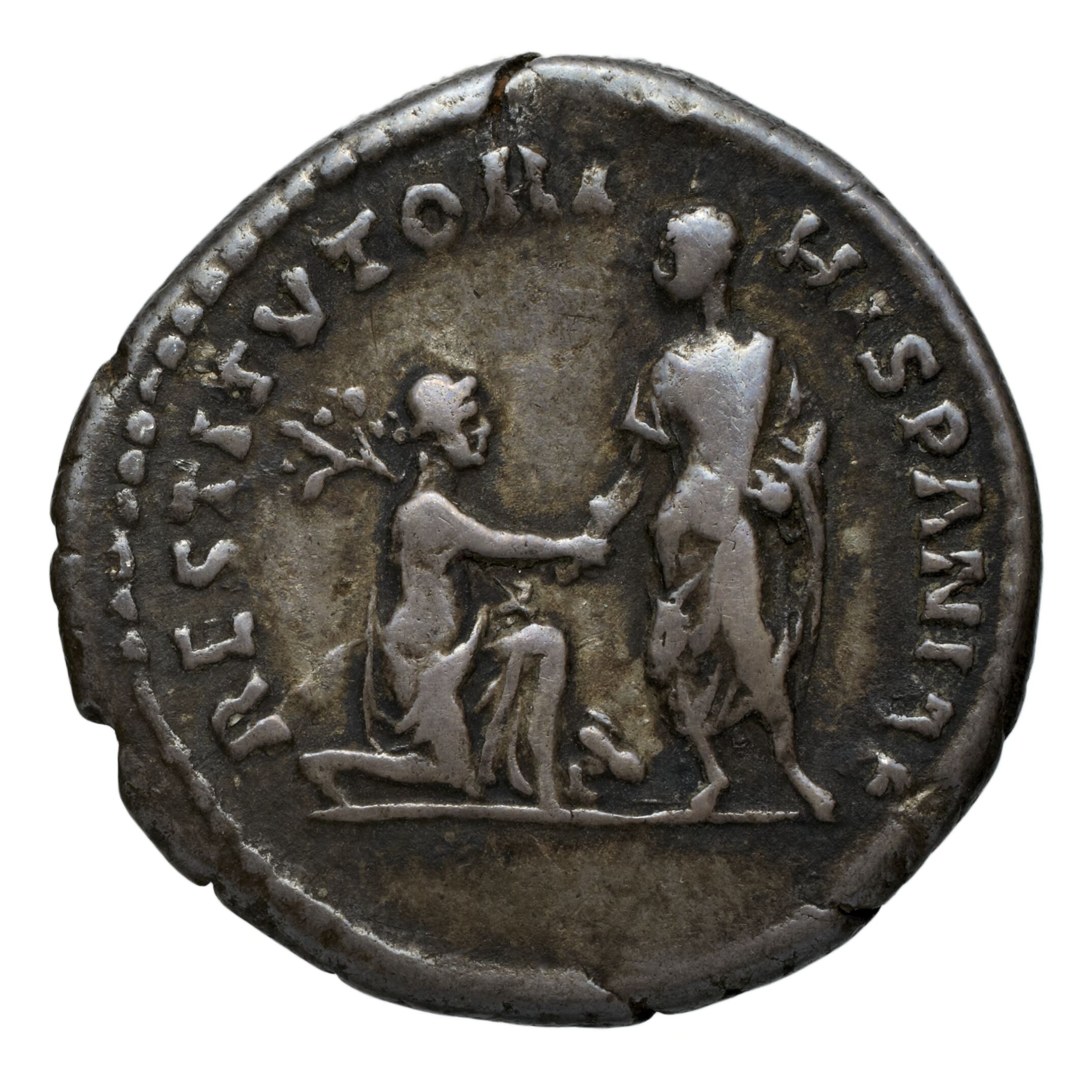 RIC II Trajan 327 Trajan obverse, Bust of Trajan, laureate, draped on left shoulder, right