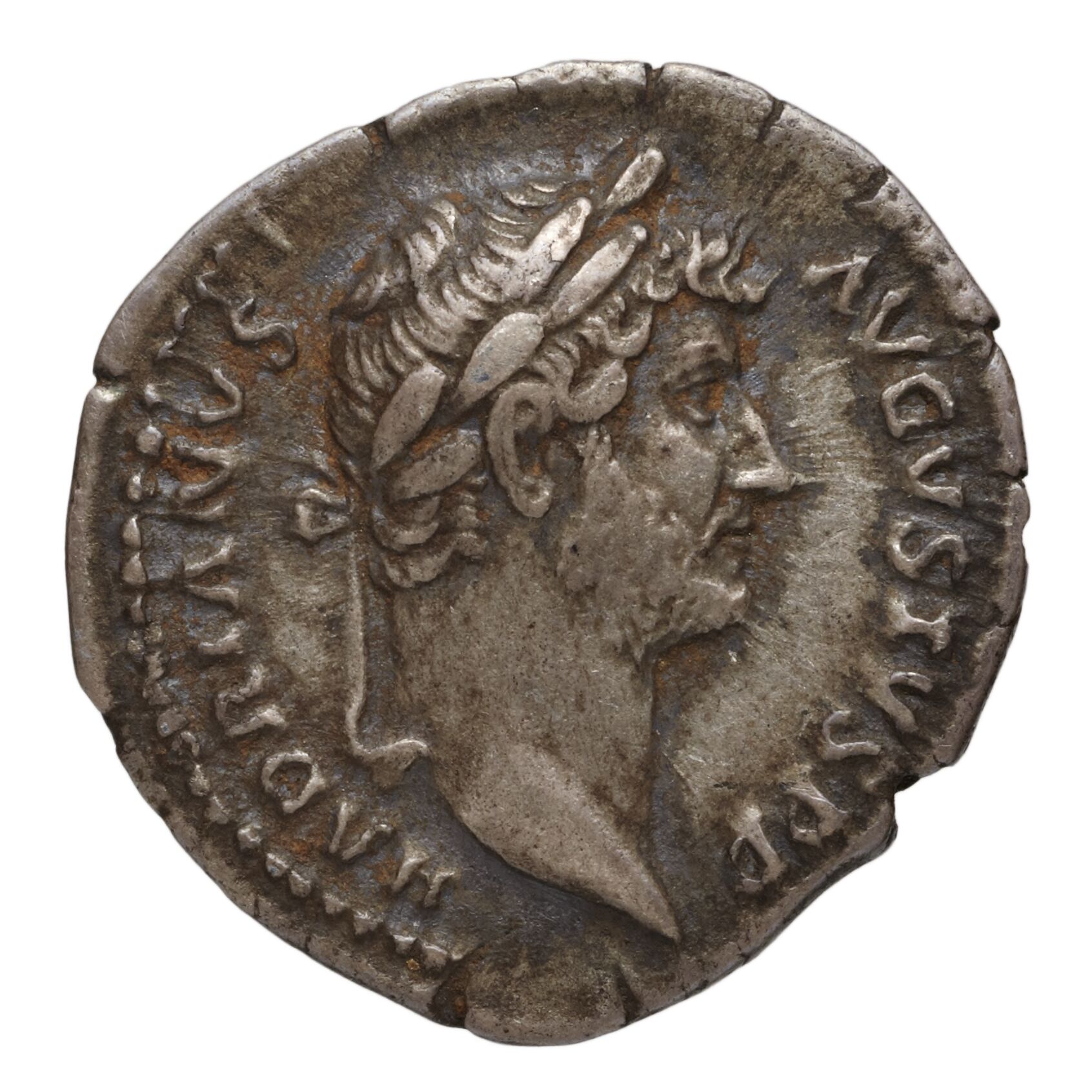RIC II Trajan 359 Trajan obverse, Bust of Trajan, laureate, draped, right
