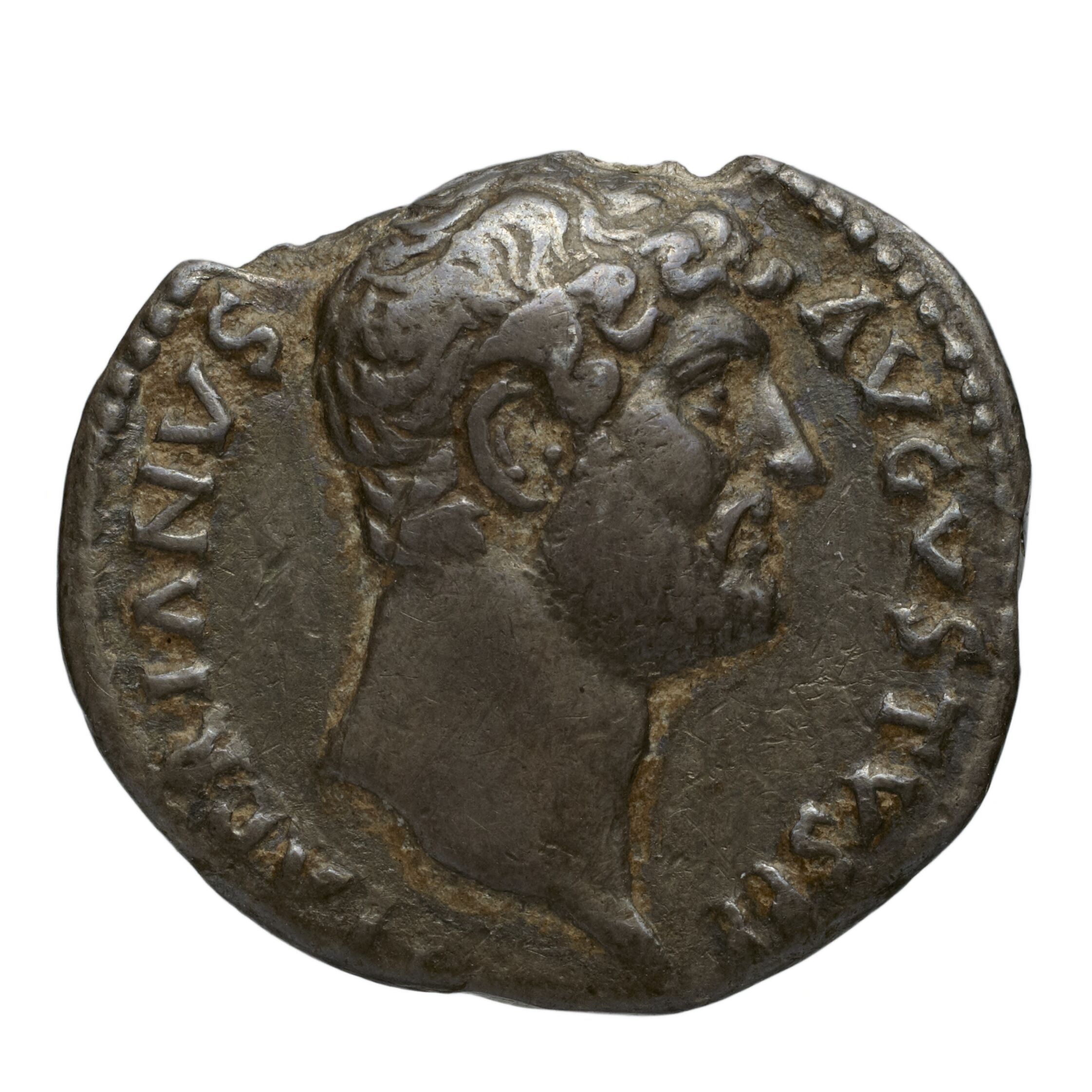 RIC II Trajan 368 Trajan obverse, Bust of Trajan, laureate, draped, right