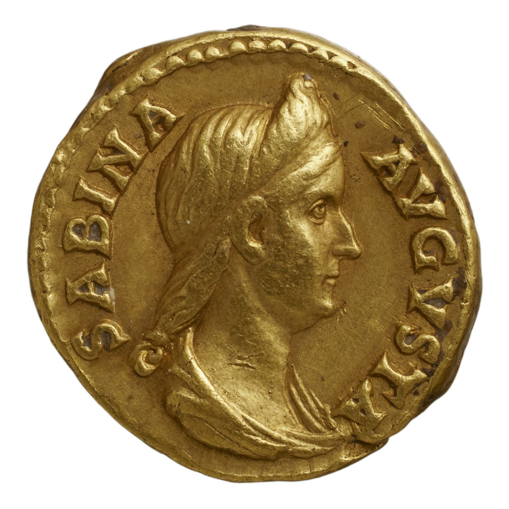 RIC II Trajan 394 Trajan obverse, Head of Trajan, laureate, right