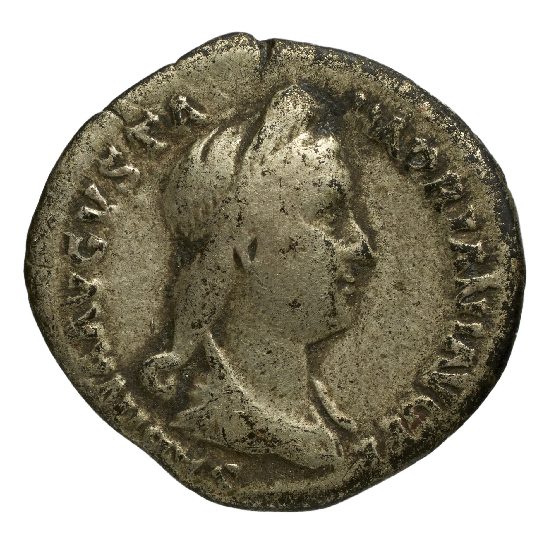 RIC II Trajan 407 Trajan obverse, Head of Trajan, laureate, right