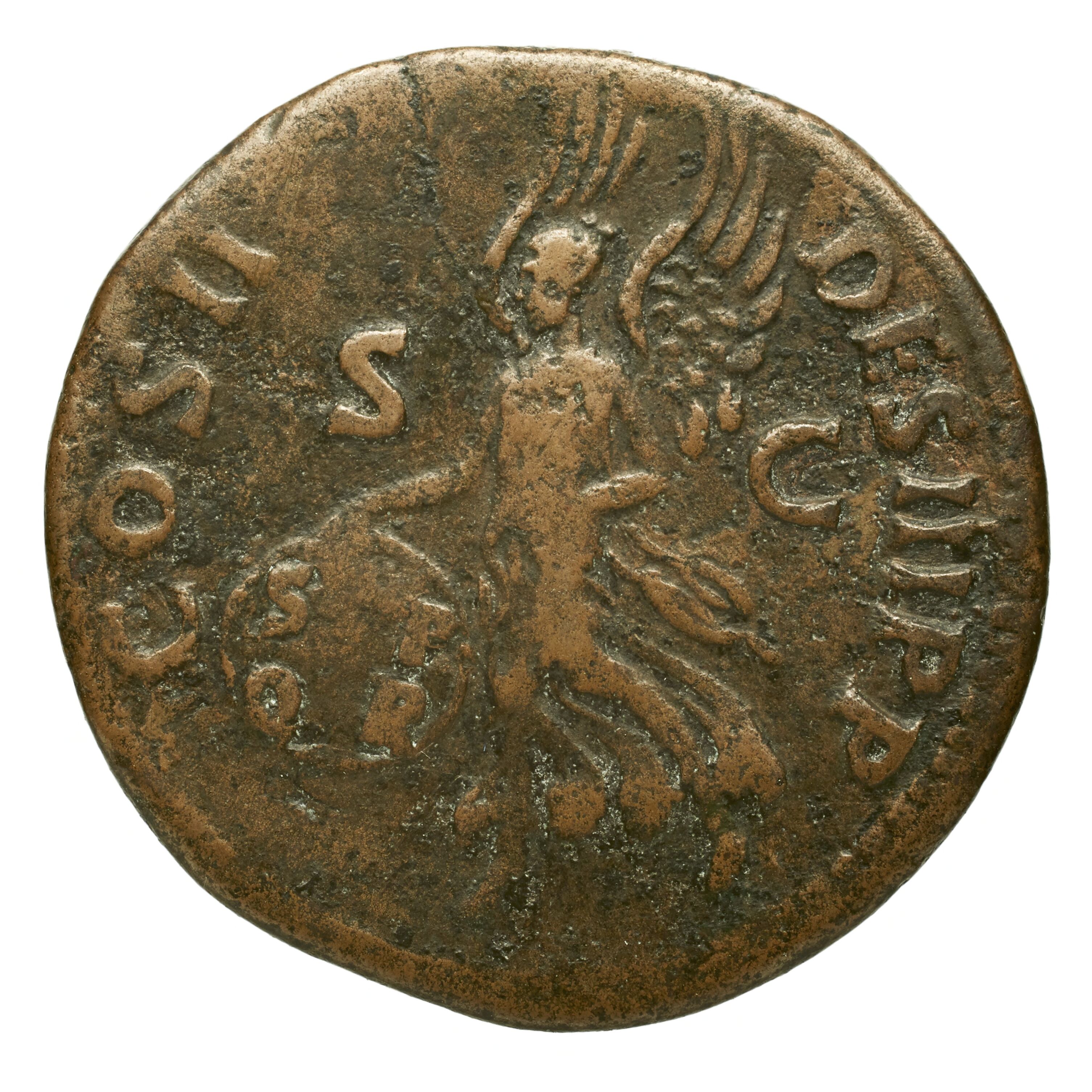 RIC II Trajan 408 Trajan obverse, Bust of Trajan, laureate, right with aegis
