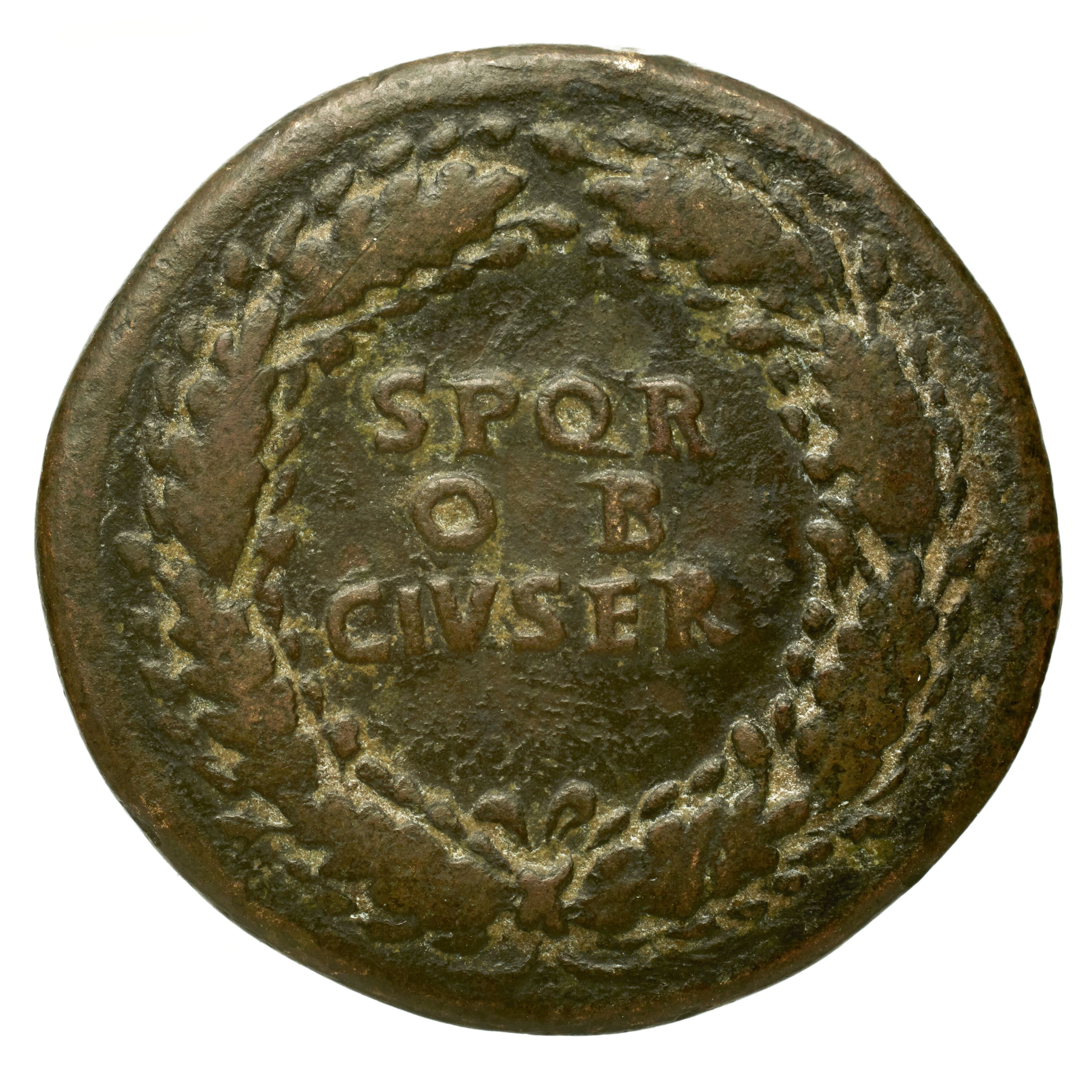 RIC II Trajan 421 Trajan obverse, Head of Trajan, laureate, right