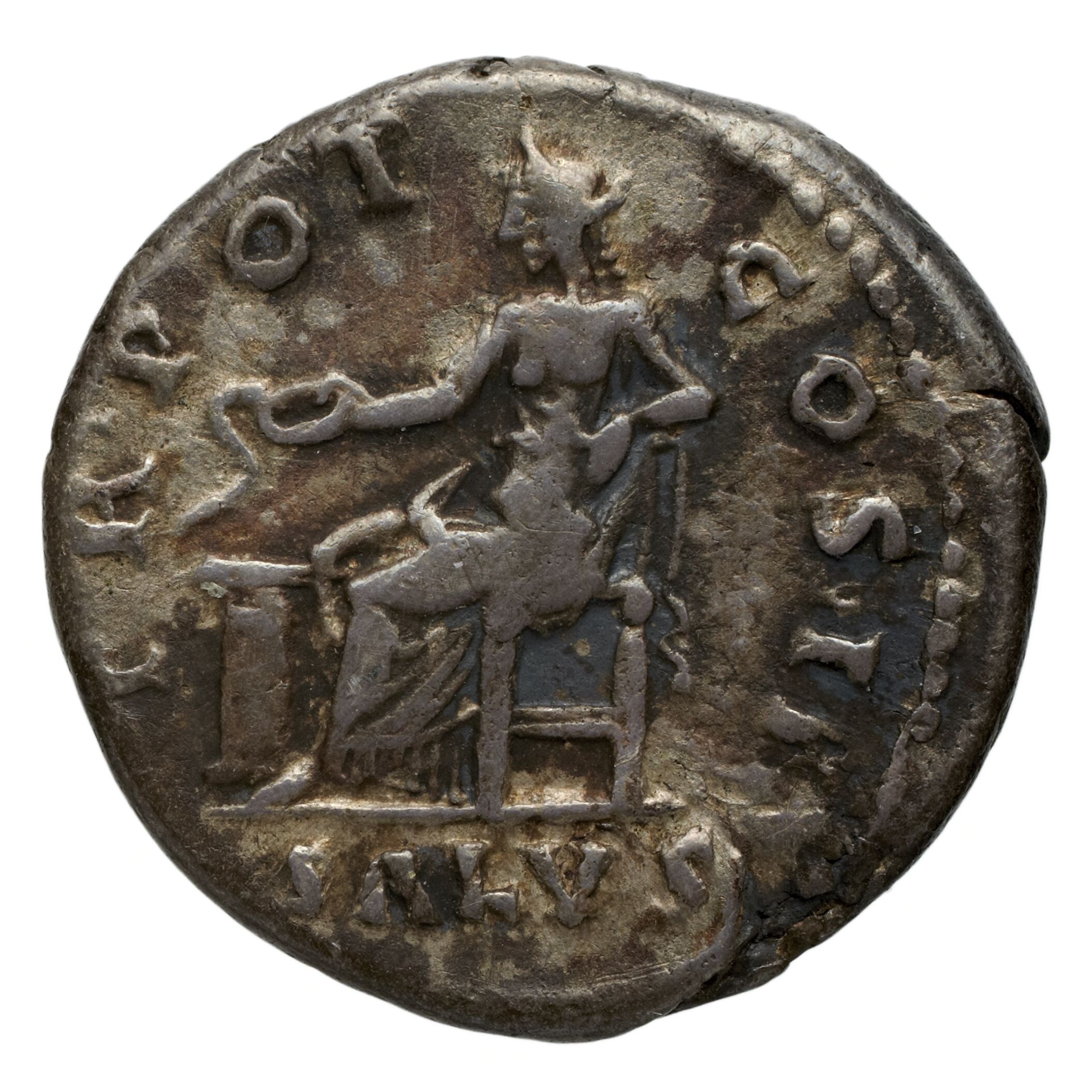 RIC II Trajan 440 Trajan obverse, Head of Trajan, laureate, right