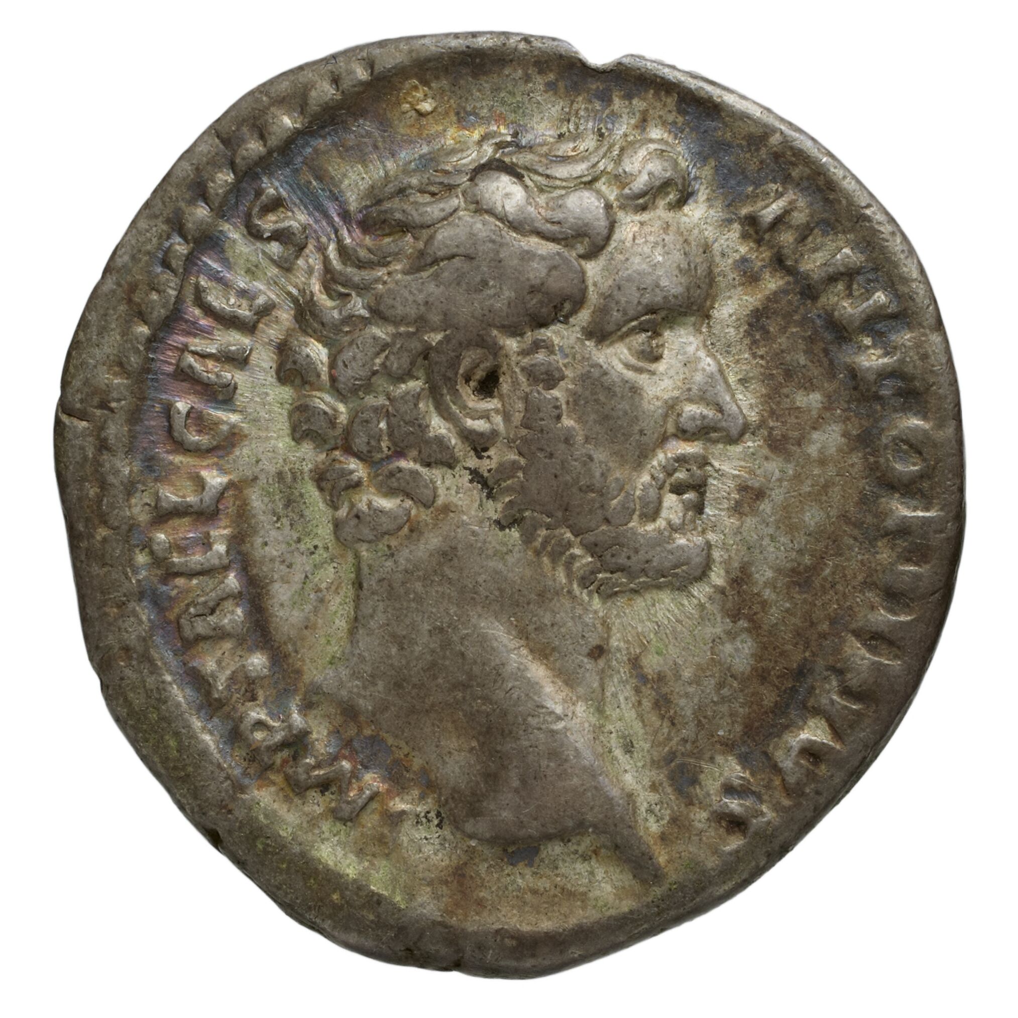 RIC II Trajan 449 Trajan obverse, Head of Trajan, laureate, right